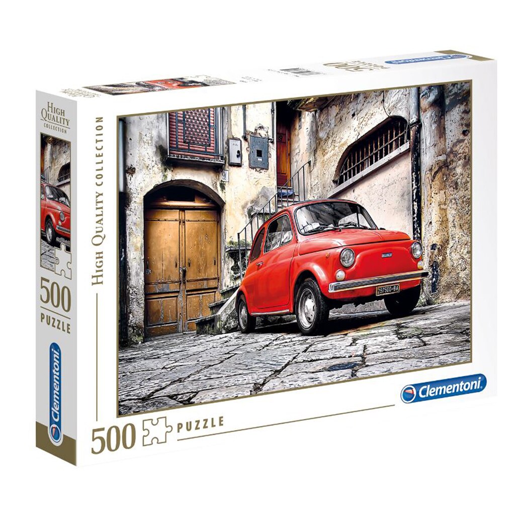 Puzzle Clementoni - Fiat 500, 500 piese