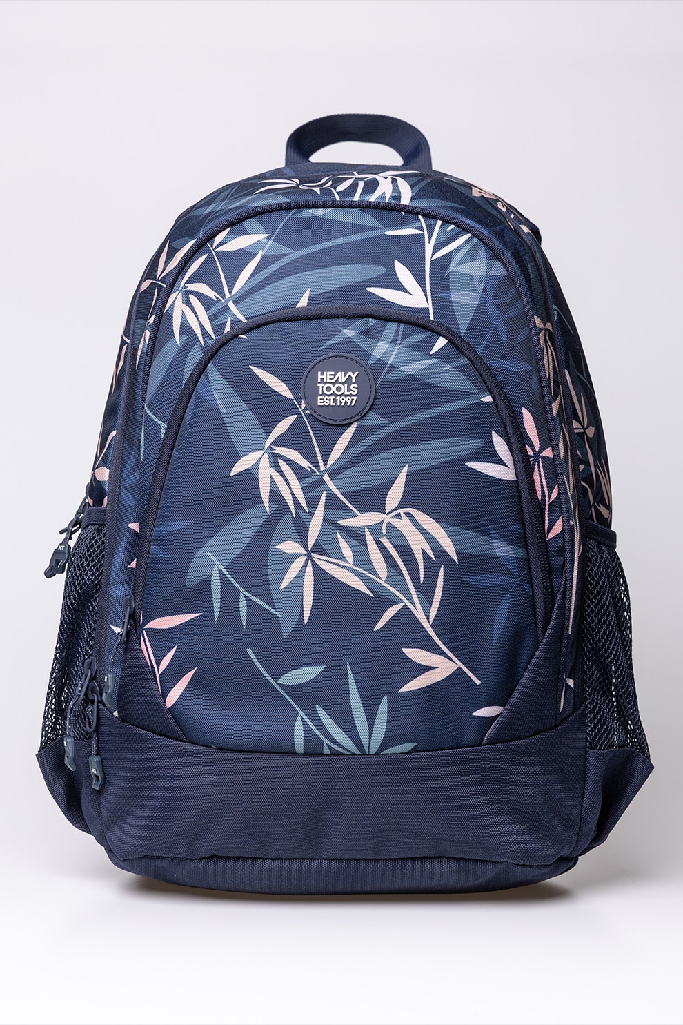 HEAVY TOOLS, Rucsac unisex cu doua compartimente Ettie 25, Albastru inchis, Roz pal