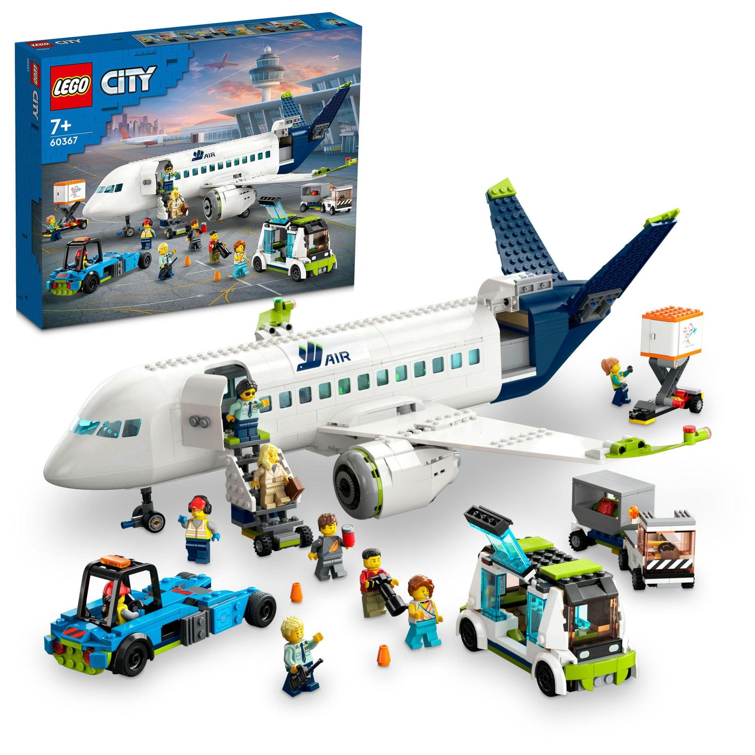 LEGO® City - Passenger Airplane 60367, 913 pieces