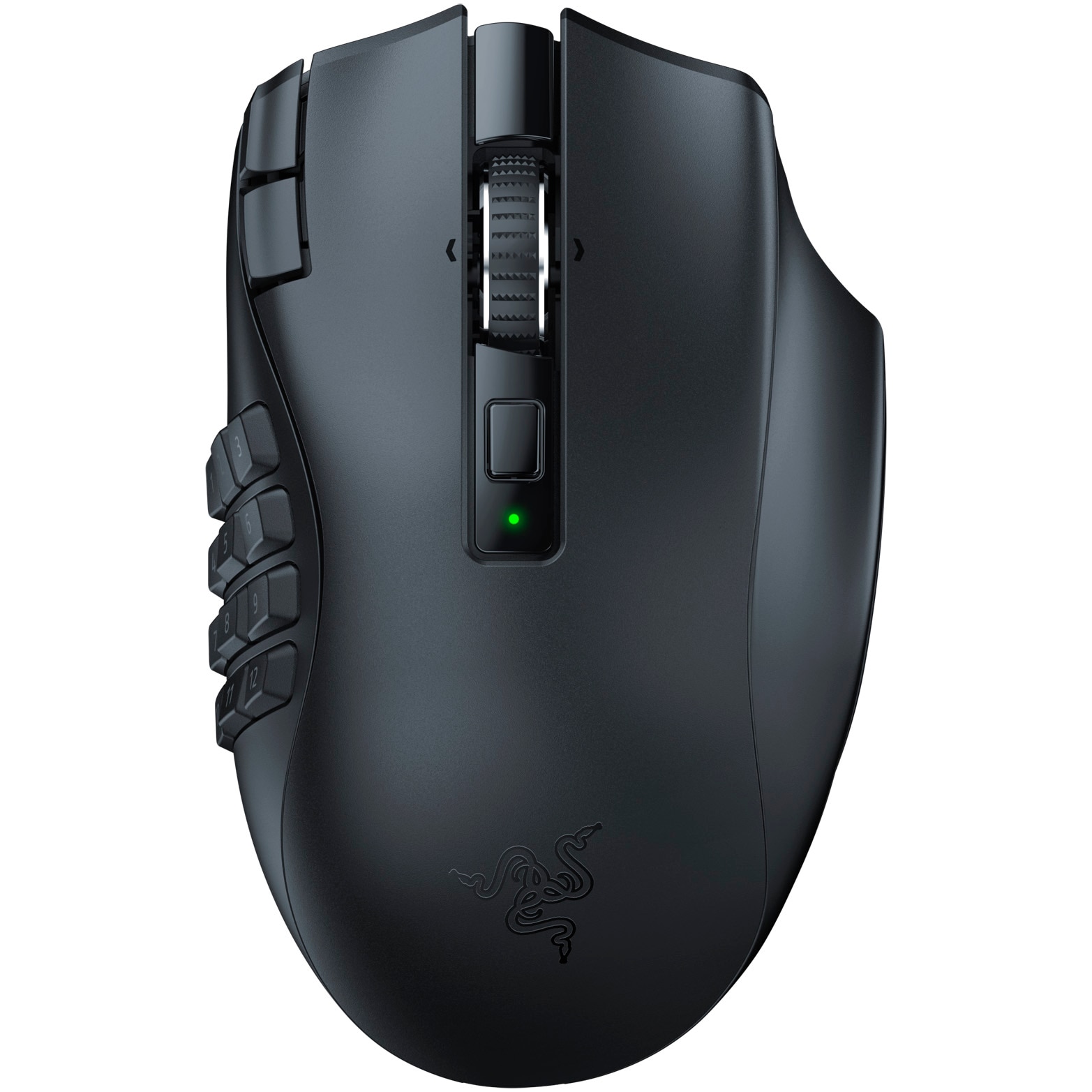Razer Naga V2 HyperSpeed wireless gaming mouse, 19 buttons, 30k DPI, black