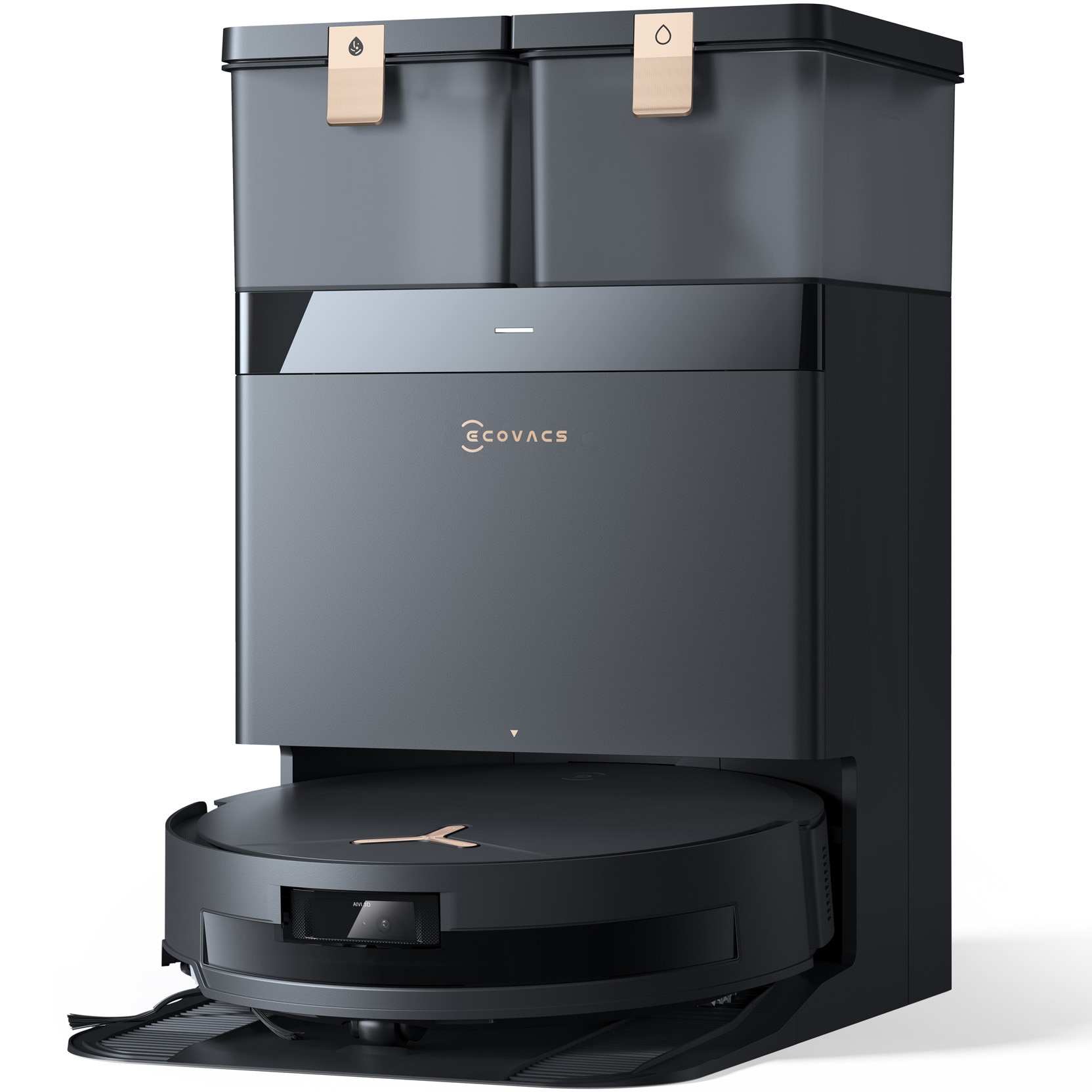 Robot vacuum cleaner DEEBOT T50 MAX PRO OMNI Ecovacs, 15000Pa, LiDAR sensor, TruEdge 2.0, 6400mAh.