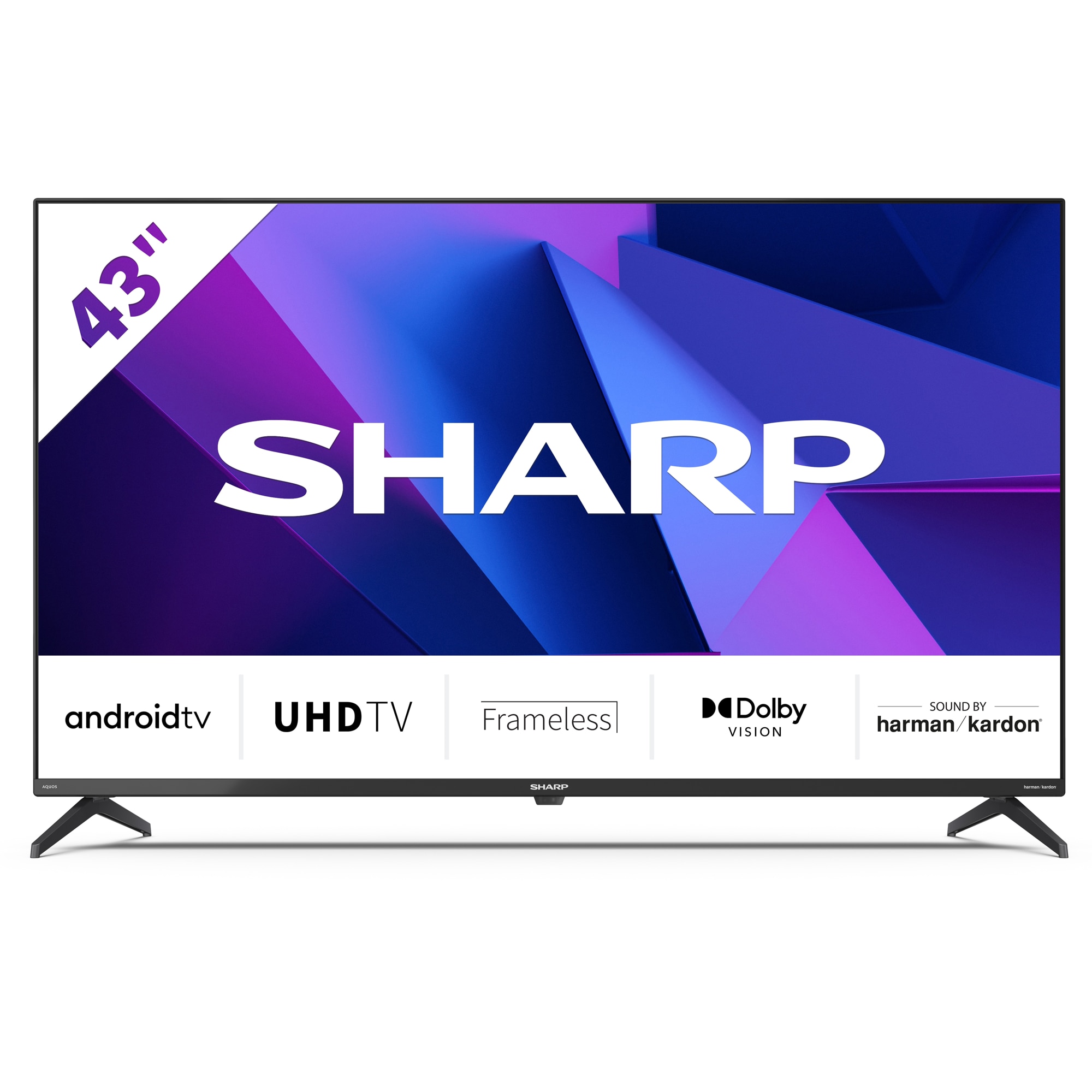 Televizor Sharp LED 43FN2EA, 108 cm, Smart Android TV, 4K Ultra HD, Clasa G