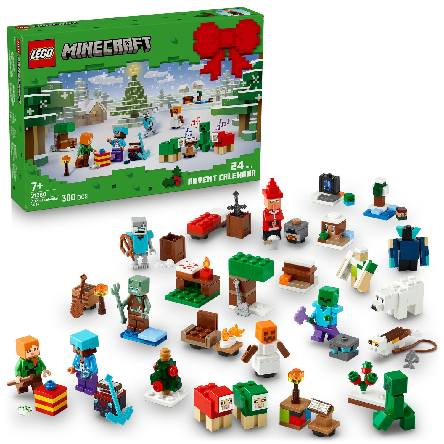 LEGO® Minecraft - Calendar de advent 21280, 300 piese