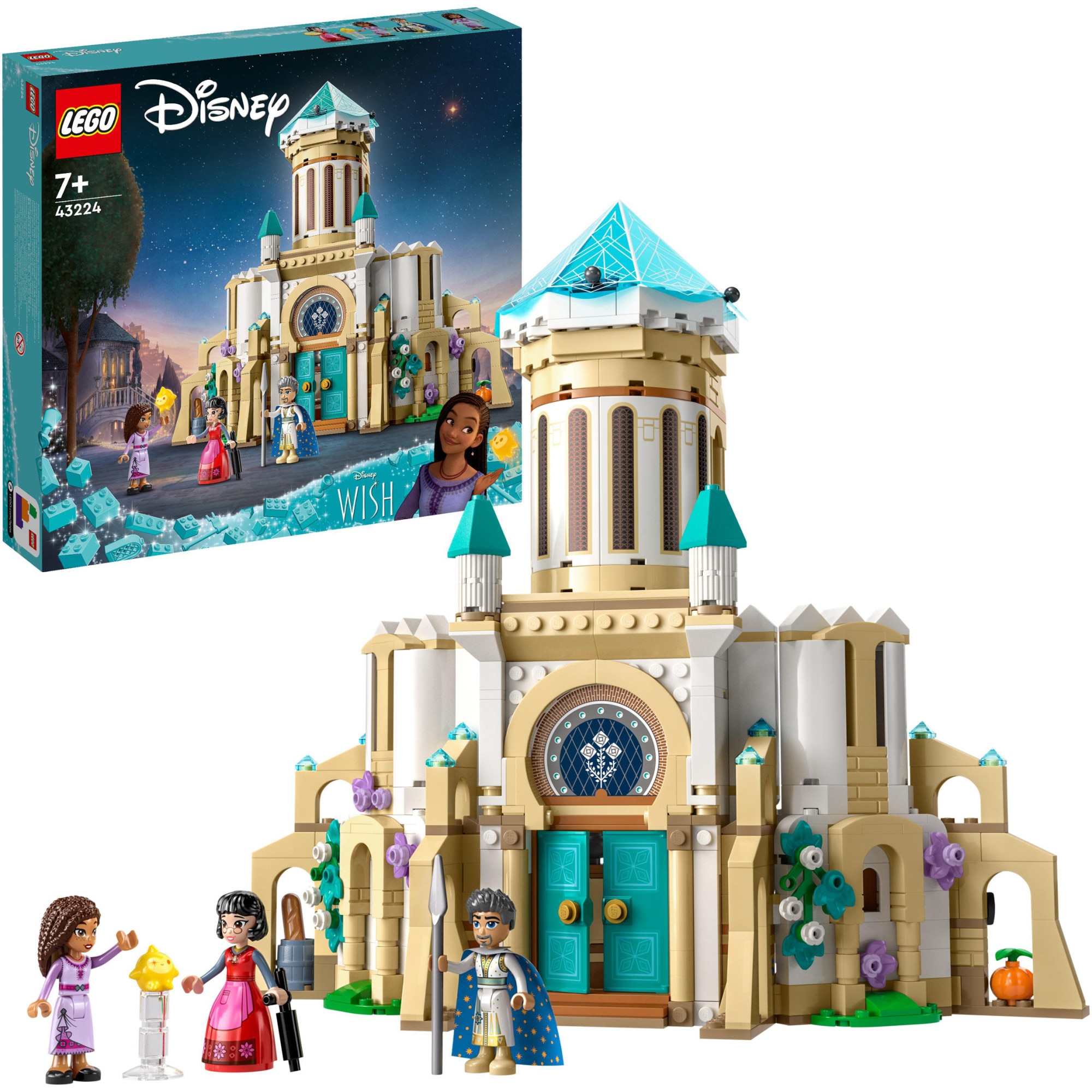LEGO® Disney - Castelul regelui Magnifico 43224, 613 piese