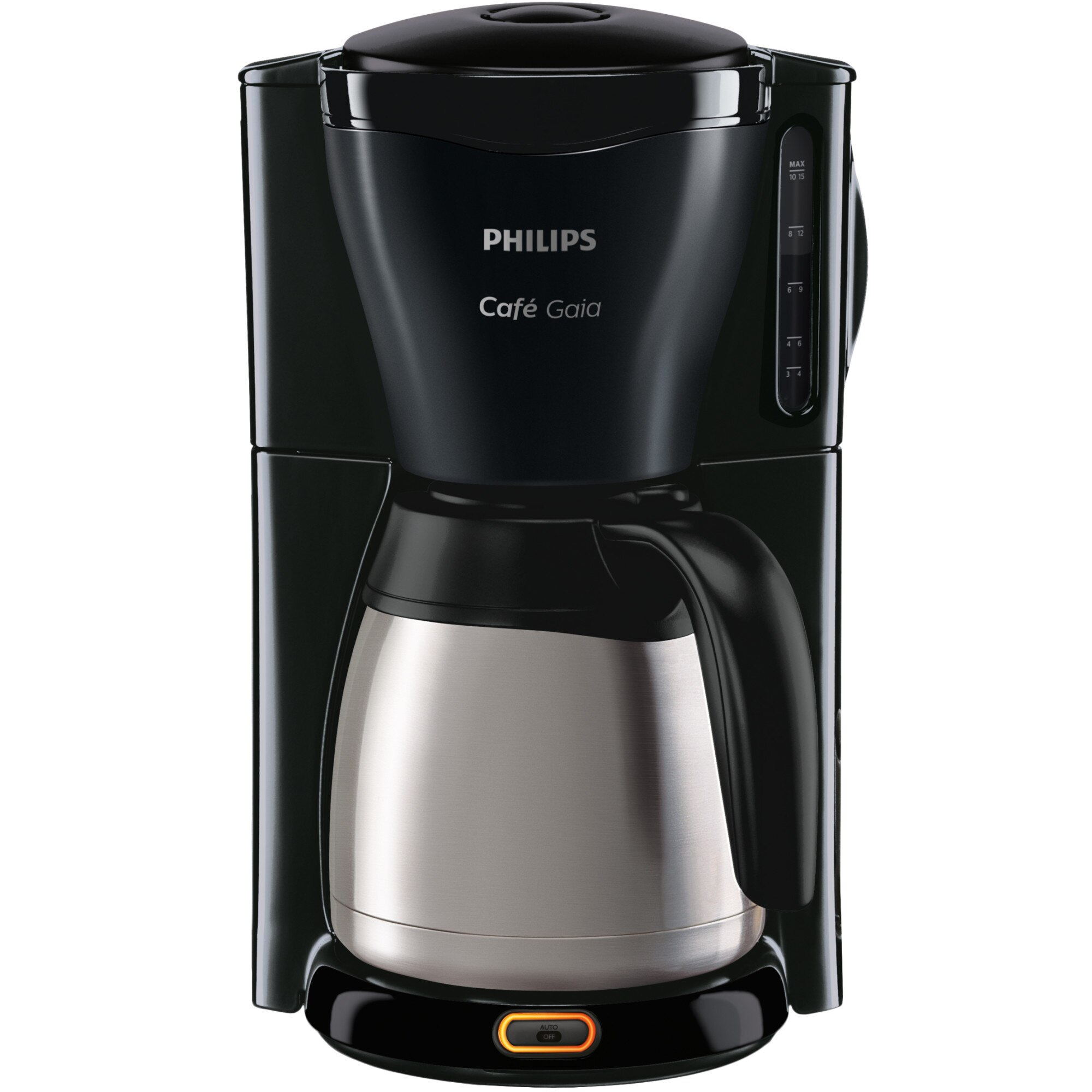 Coffee maker Philips Gaia HD754420, 1000 W, 12 l, heat-resistant stainless steel pot, anti-drip system, black