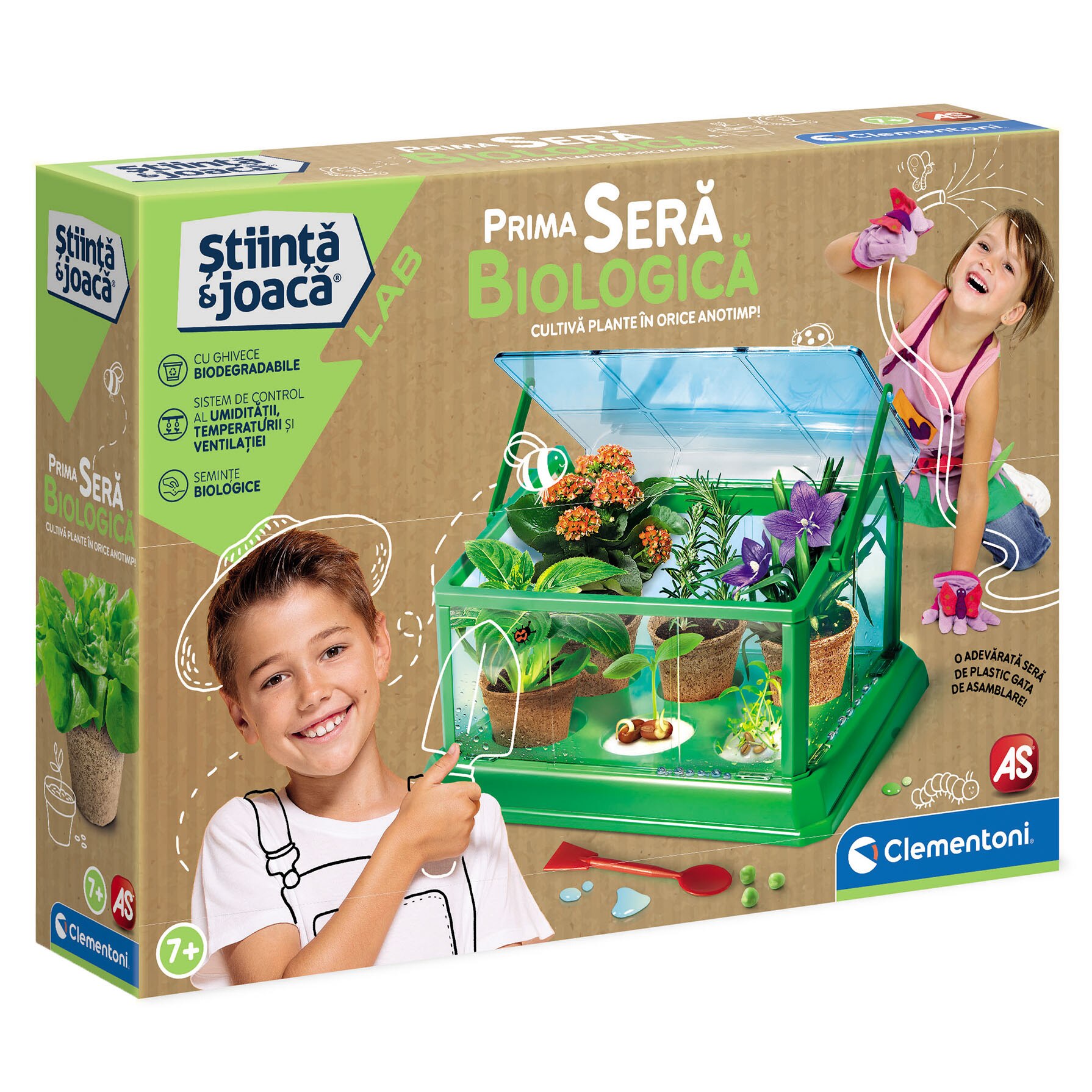 Clementoni Science and Play Game - The First Biological Greenhouse