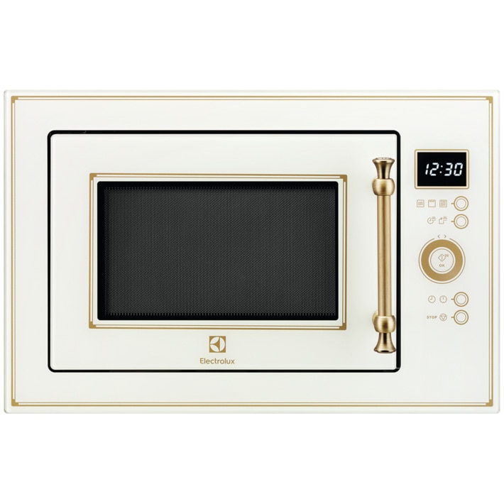 Built-in microwave oven Electrolux EMT25203OC, 25 l, Power 900 W, Grill, Digital display, Timer, Rustic cream