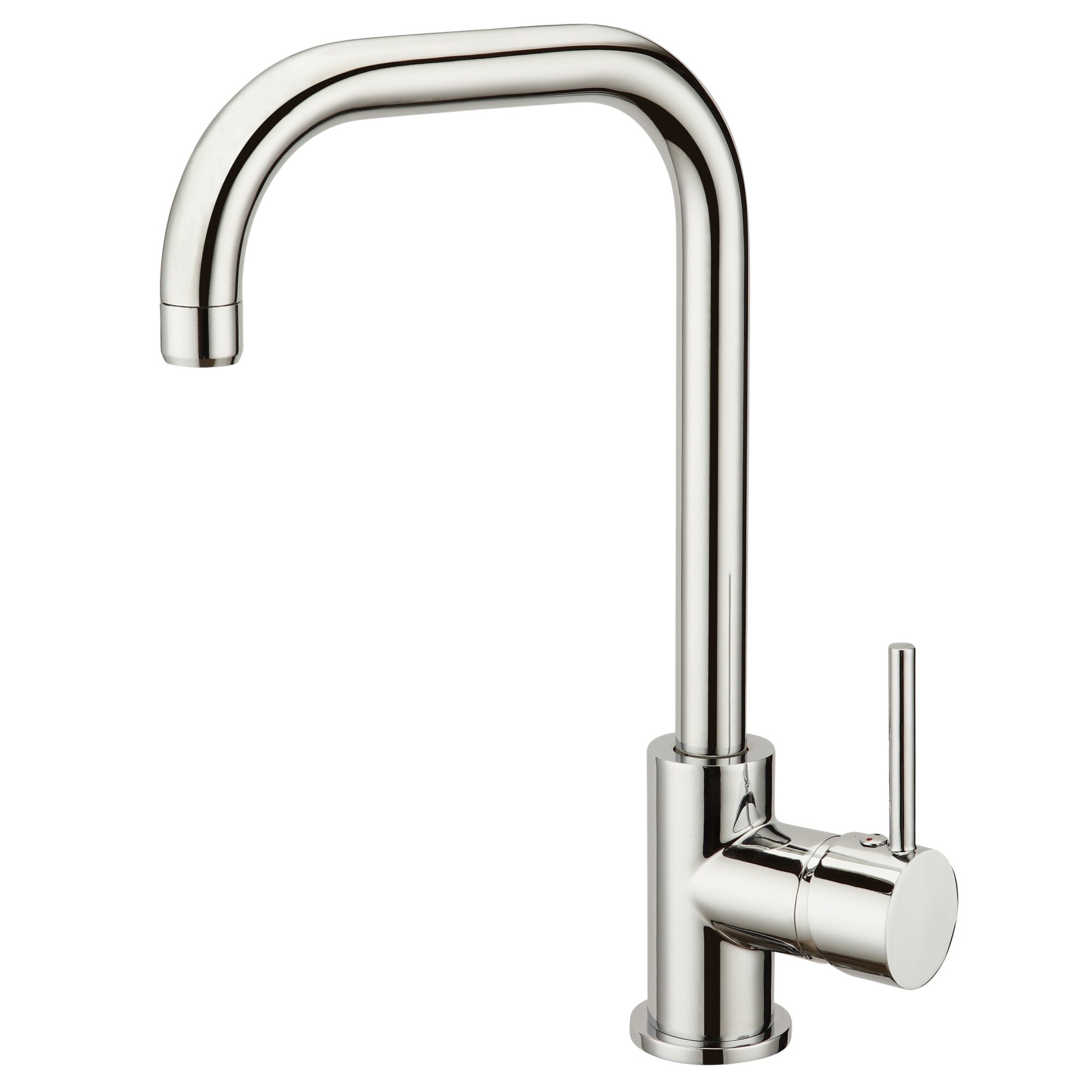 Baterie bucatarie Idrobric Florida, pipa inalta, alama, crom lucios, cartus ceramic ø 35 mm, racord flexibil inox F3/8, 35 cm, kit de montaj rapid