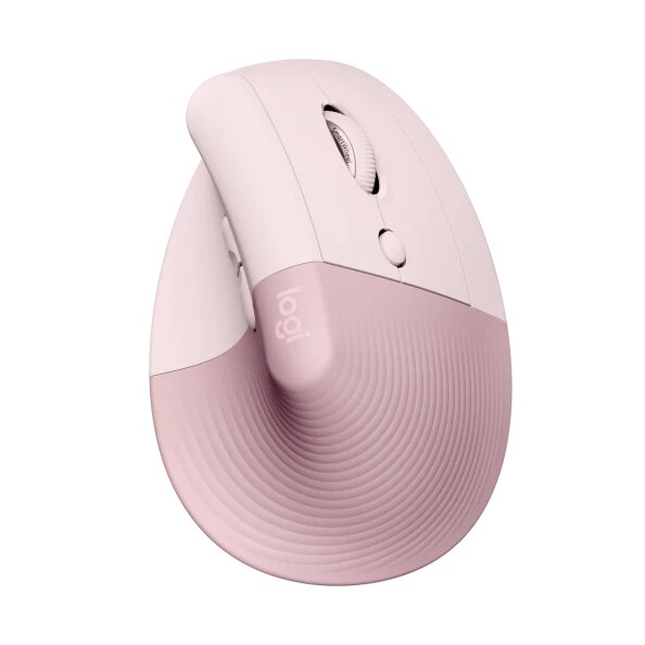 Mouse Logitech Lift Vertical Ergonomic, Rose / Dark Rose