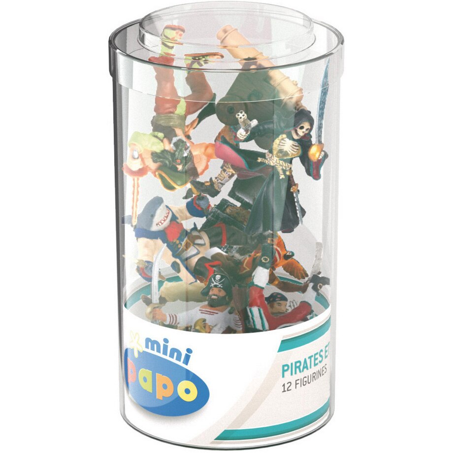 Set figurine Papo - Minifigurine pirati, 12 piese