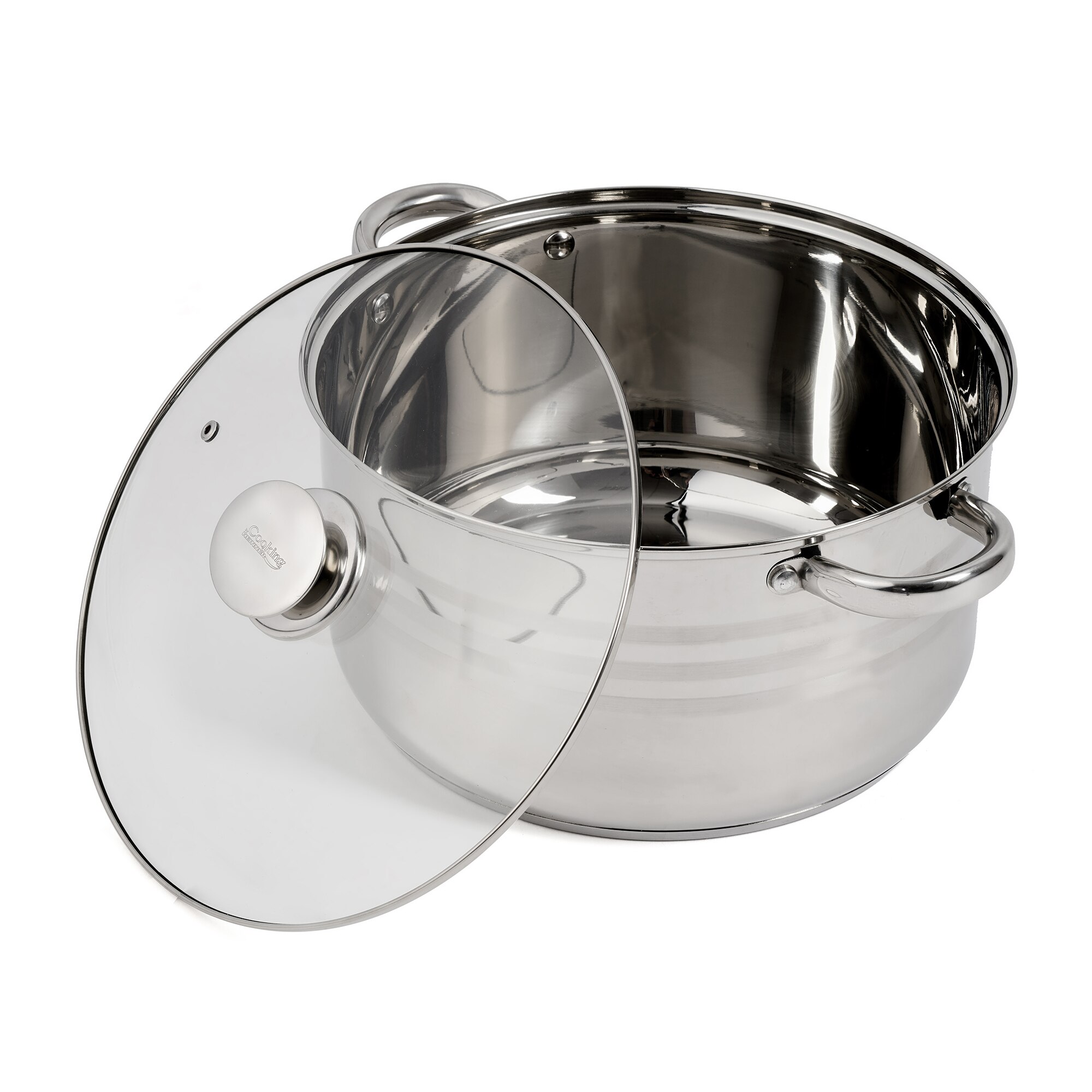 Oala cu capac Cooking by Heinner Myra, inox, inductie,,28 x 15.5 cm, 9 L
