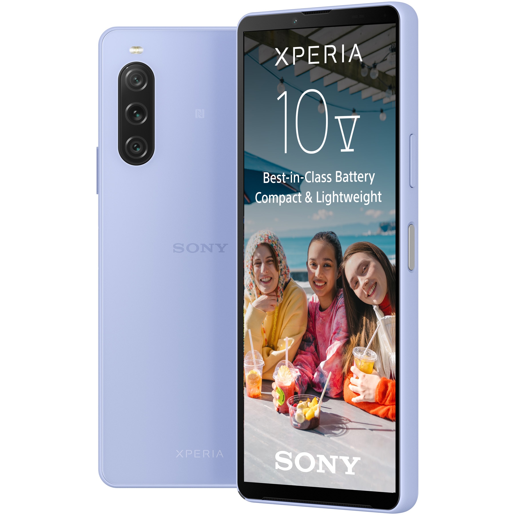 Telefon mobil Sony Xperia 10 V, Dual SIM, 6GB RAM, 128GB, 5G, Violet