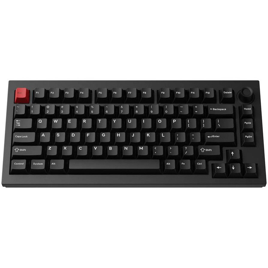 Tastatura mecanica Lemokey by Keychron L5HE, USB-A -USB-C, aluminiu, switch-uri mecanice, taste double shot PBT, Lemokey Ultra-fast Lime, dark master