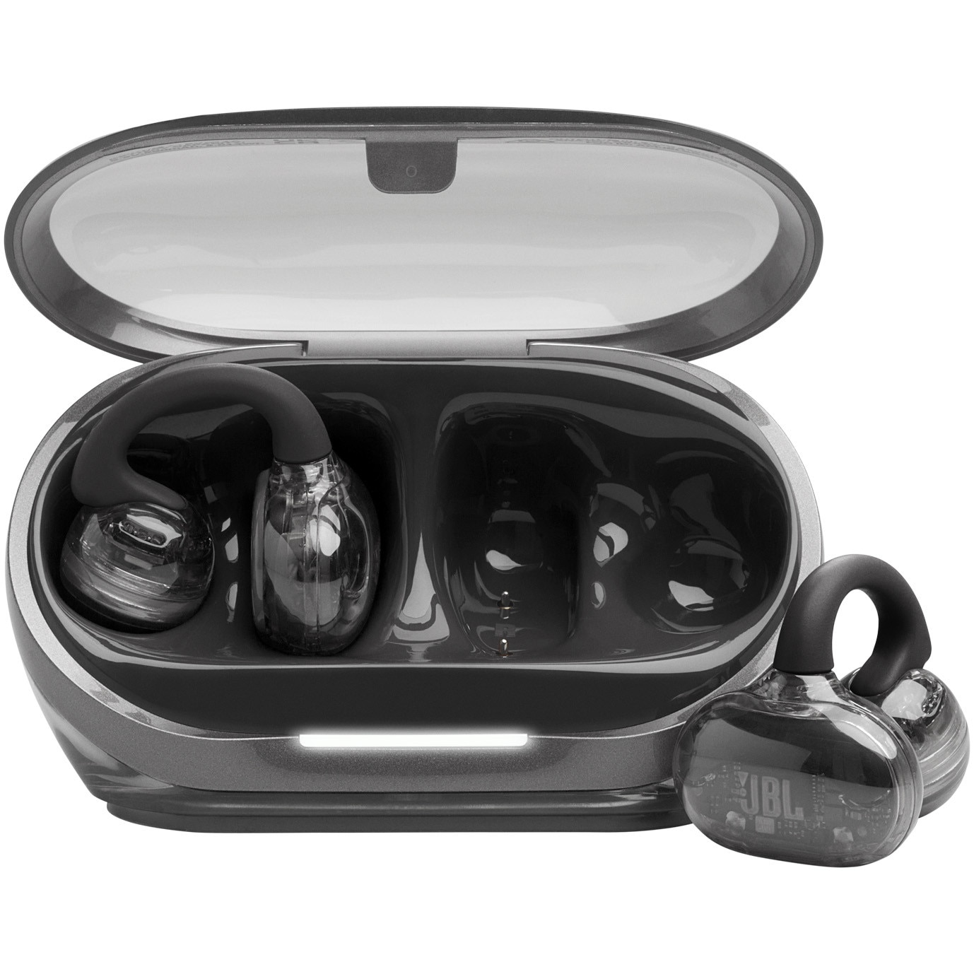 Open-Ear Headphones JBL Soundgear Clips, True Wireless, Bluetooth, 4 microphones, Multipoint, Autonomy 32 hours, IP54, Black
