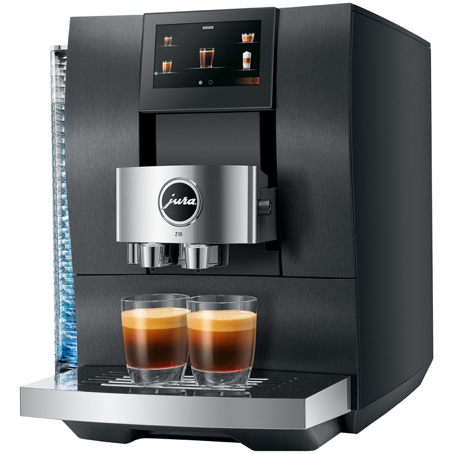 Espressor automat Jura Z10 Aluminium Black, 1450W, 32 bauturi, One Touch, Afisaj color, WiFi Connect, Negru