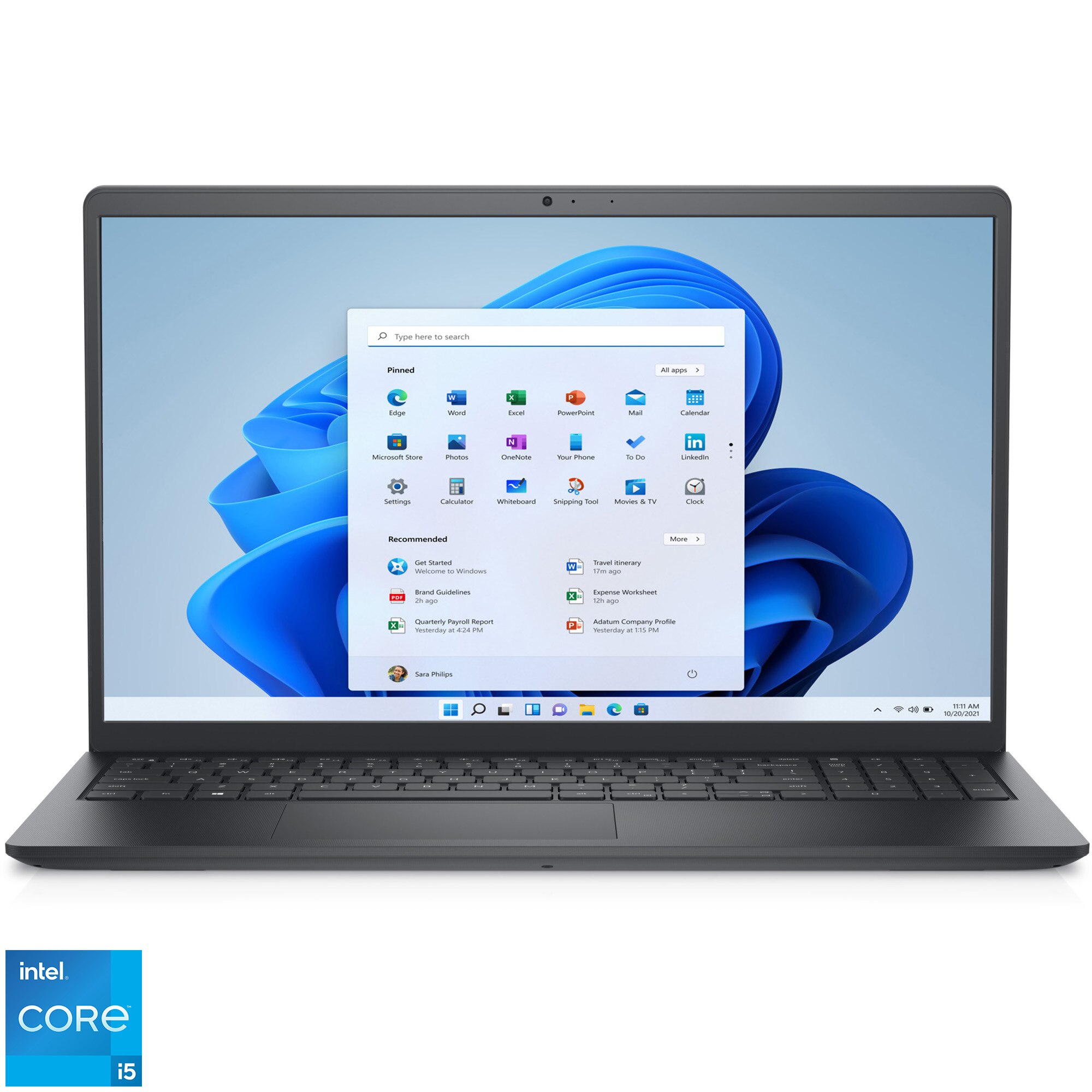 Laptop Dell Vostro 3530 cu procesor Intel® Core™ i5-1335U pana la 4.6 GHz, 15.6", Full HD, 120Hz, 16GB DDR4, 512GB SSD, Intel® Iris® Xe Graphics, Windows 11 Pro, Carbon Black, 3y ProSupport and Next Business Day Onsite Service