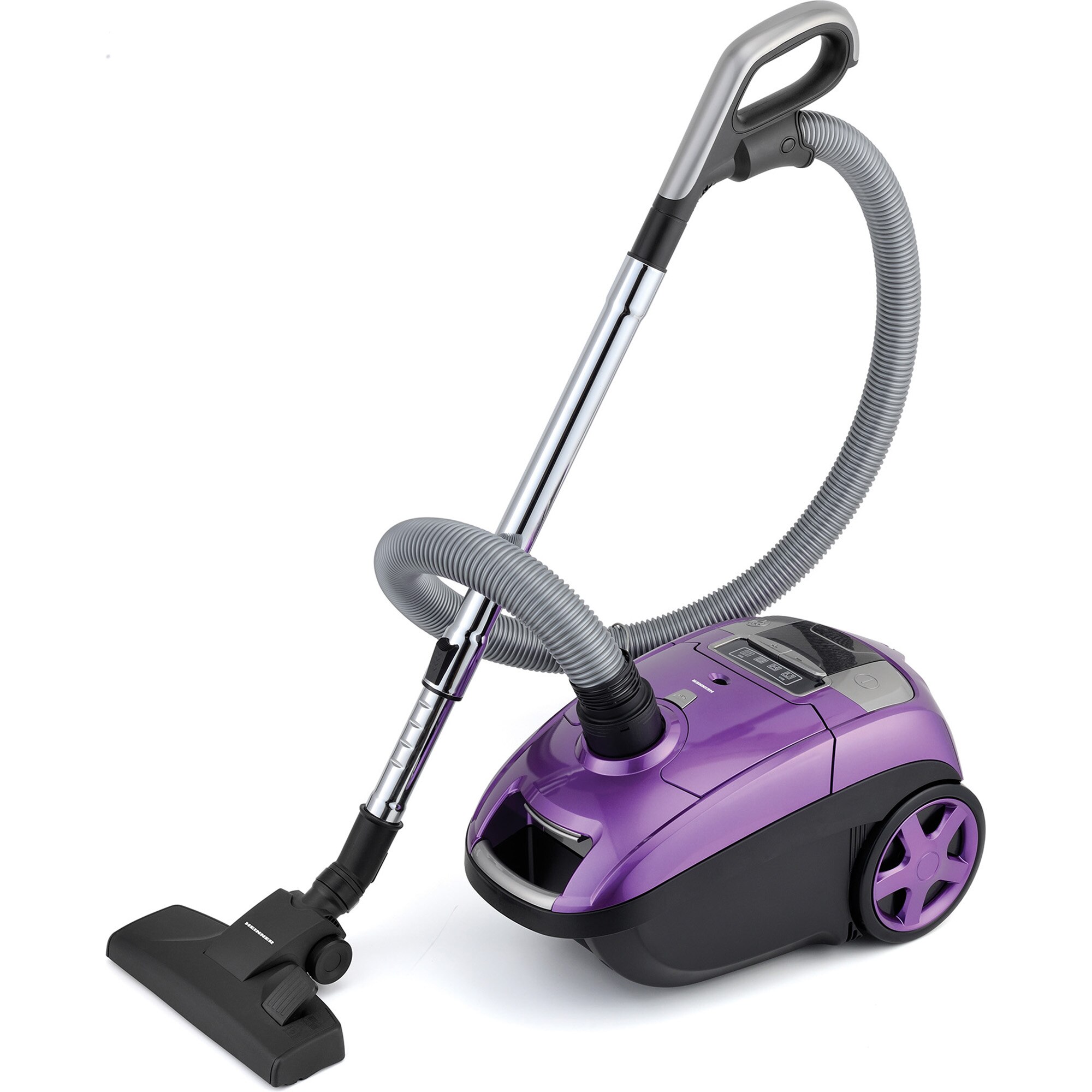 Aspirator cu sac Heinner HVC-VBS750PP, 750W, sac 2.5L, variabil LED, zgomot 80dB, Mov