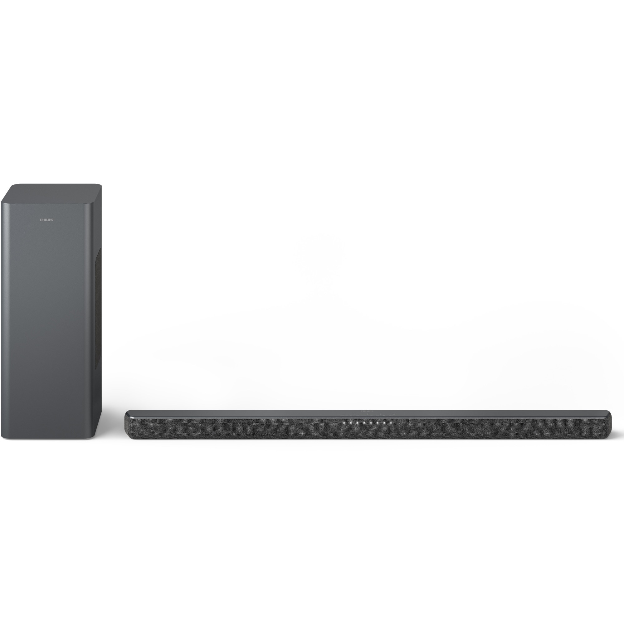 Soundbar Philips TAB6309/10, 2.1, 320W, Subwoofer Wireless, Dolby Atmos, Bluetooth, HDMI ARC, Negru