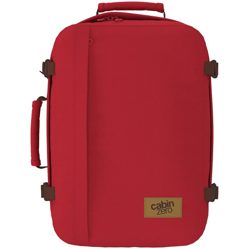 CabinZero Classic travel backpack, 36L, london red