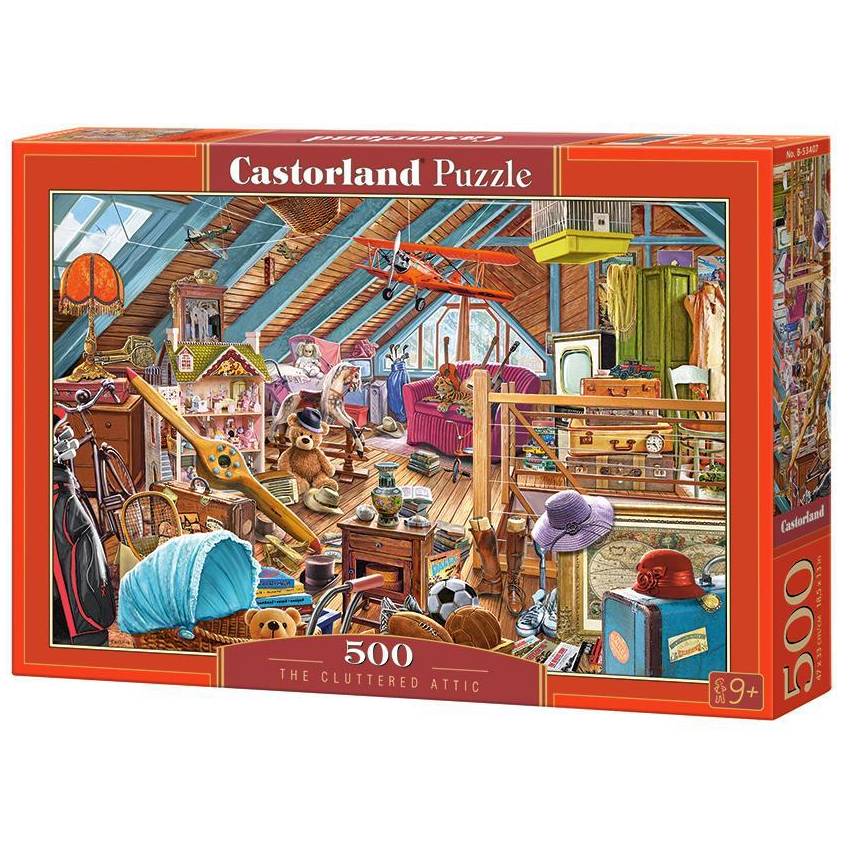 Puzzle Castorland, The Cluttered Attic, 500 piese