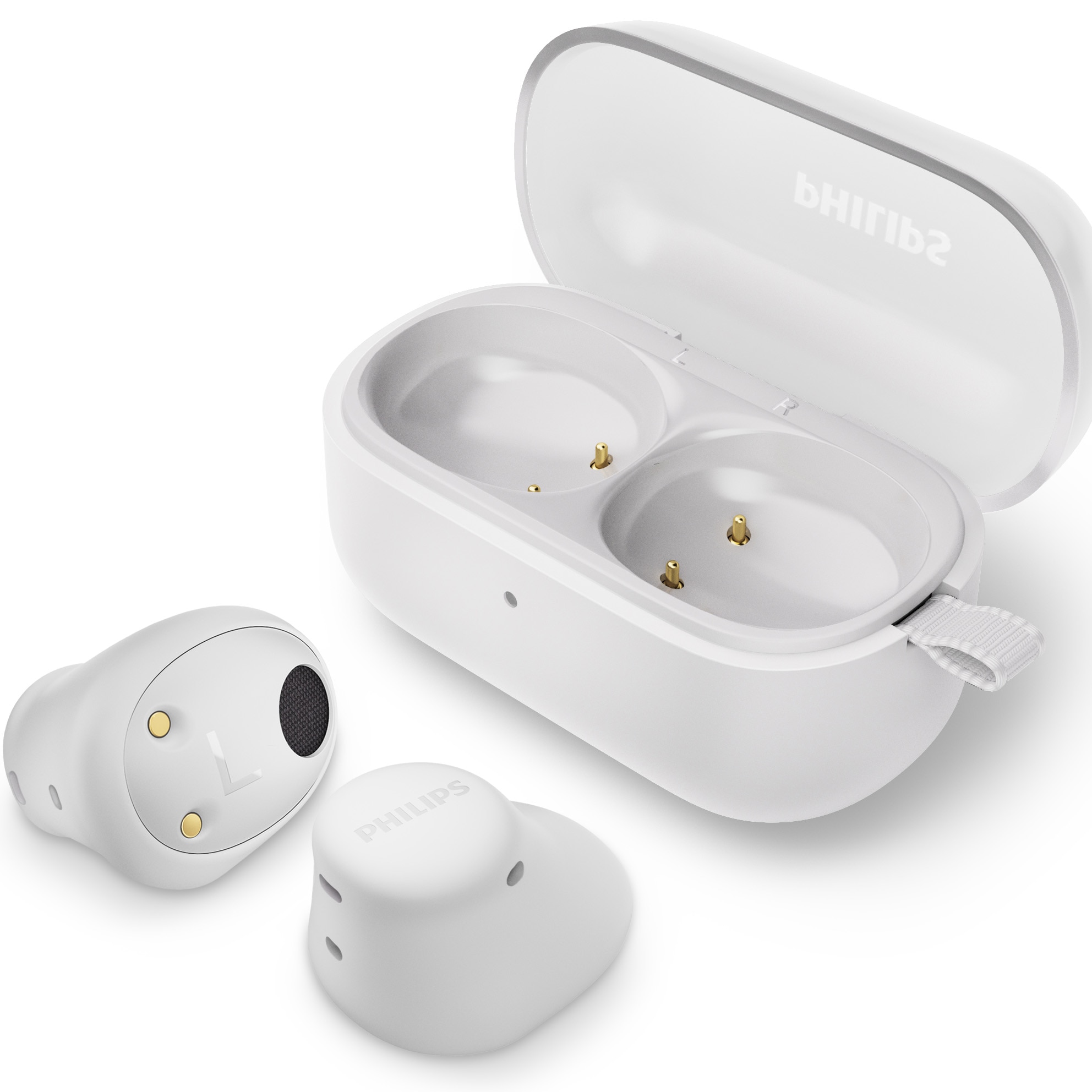In-Ear Headphones PHILIPS TAT2149WT/00, True Wireless, Bluetooth, Microphone, Multipoint, IPX4, White