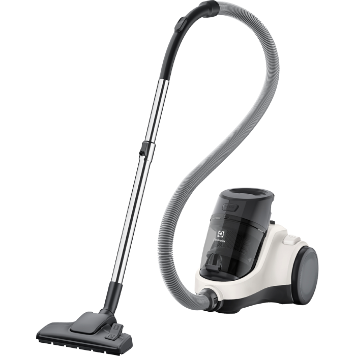 Aspirator fara sac Electrolux Ease C4 EC41-2SW, 700 W, 1.8L, filtrare in 4 trepte, filtre lavabile, perie DustTrap, alb