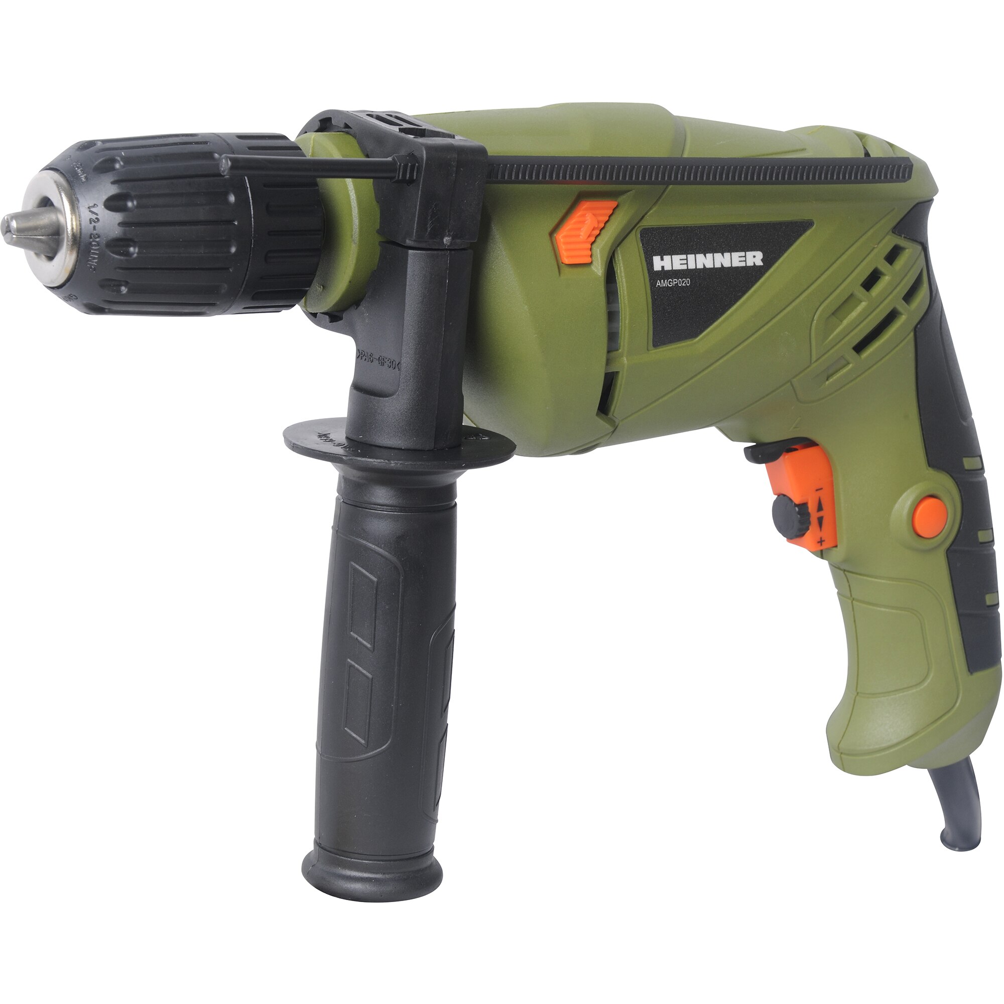 Masina de gaurit Heinner AMGP020, 500 W, 3000 RPM, diametru mandrina 13 mm, mandrina automata