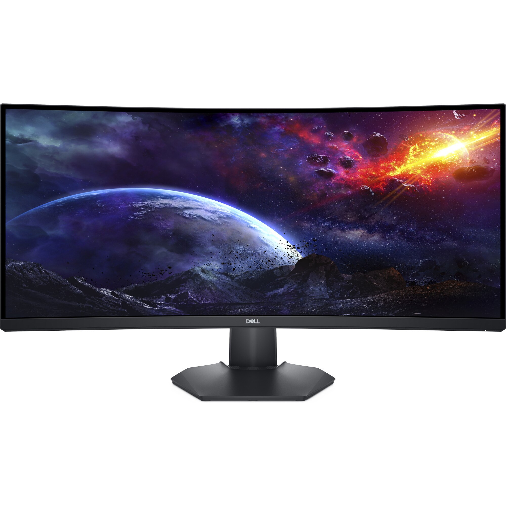 Monitor Gaming Curbat LED VA Dell 34'' QHD, 144Hz, 1ms, AMD FreeSync™ Premium Pro, sRGB 99%, DCI-P3 90%, 2xHDMI, Display Port, USB, S3422DWG