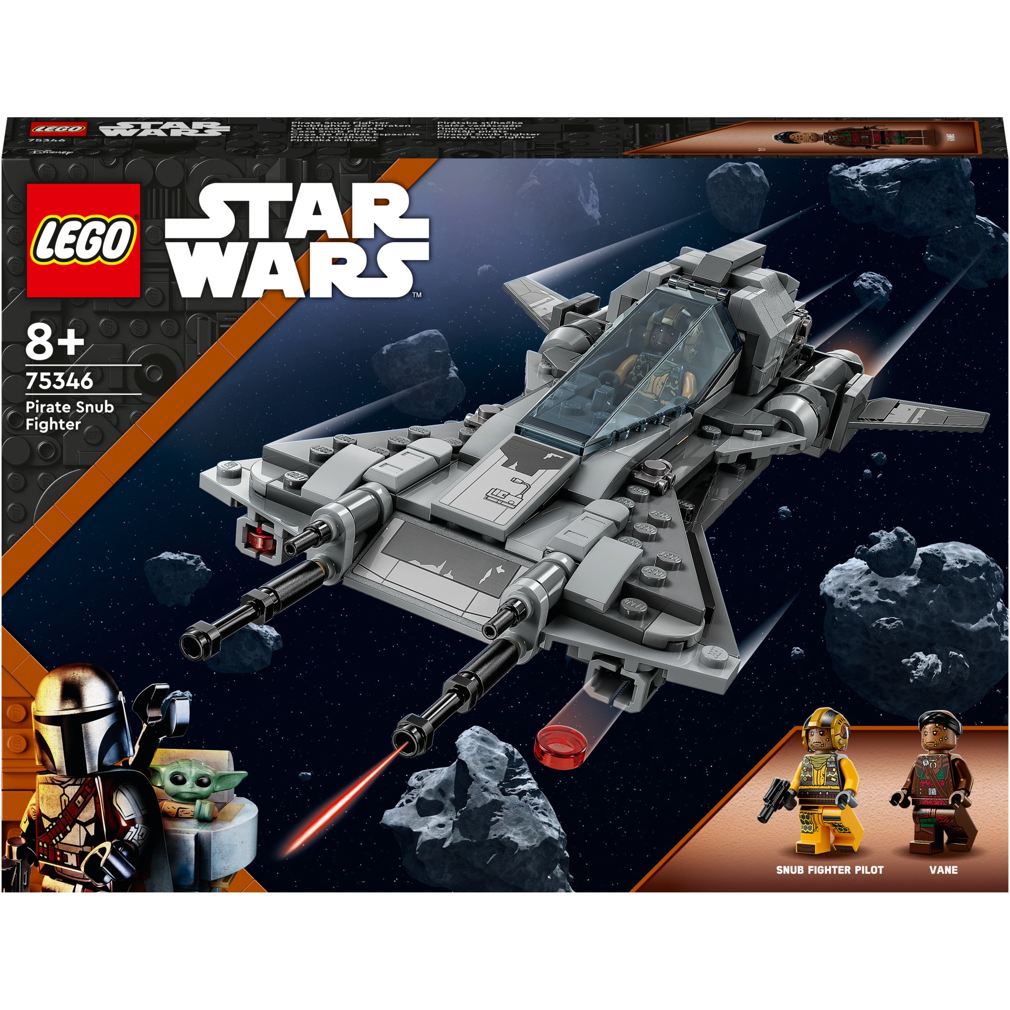 LEGO® Star Wars™ - Avion de vanatoare pirat 75346, 285 piese