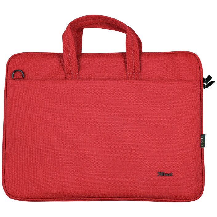 Geanta laptop ECO Trust Bologna 16", material ecologic, rosu