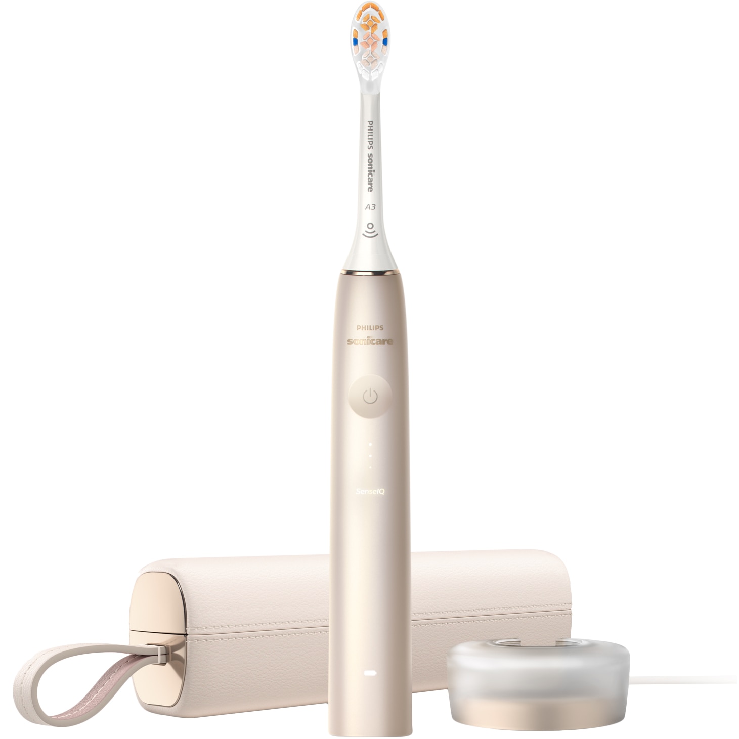 Philips Prestige 9900 HX9992/11 sonic toothbrush, 62000 movements/min, SenseIQ, AI with Sonicare app, Bluetooth, 5 modes, Champagne