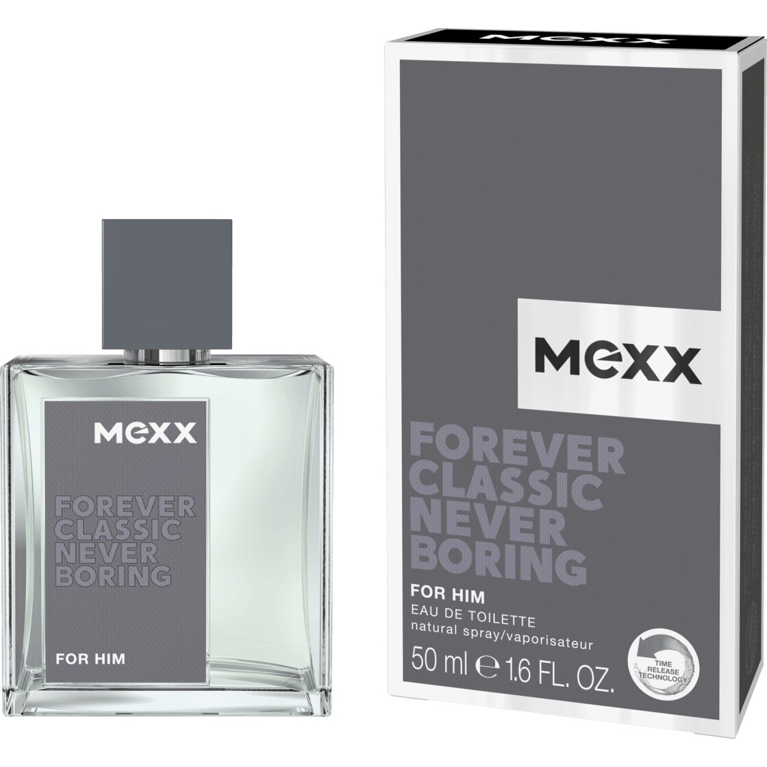 Apa de toaleta Mexx Forever Classic Never Boring pentru barbati, 50ml