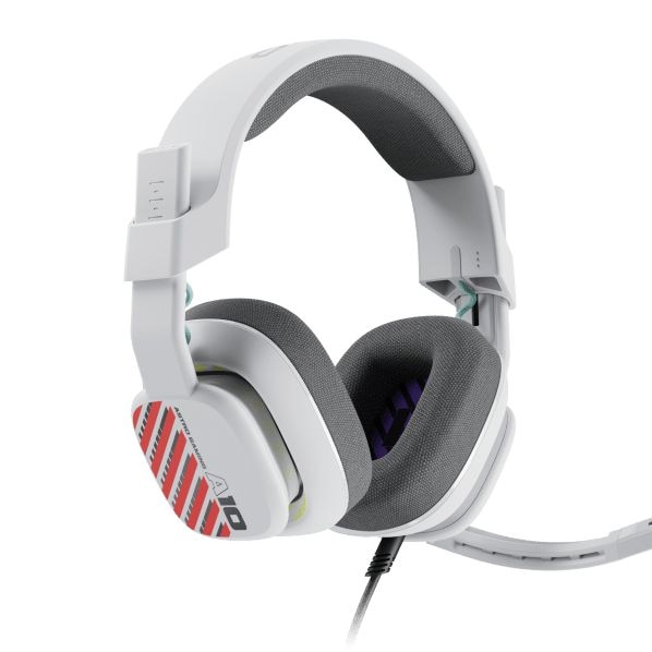 Logitech A10 Wired Gaming Headset, Microphone, Multiplatform, White