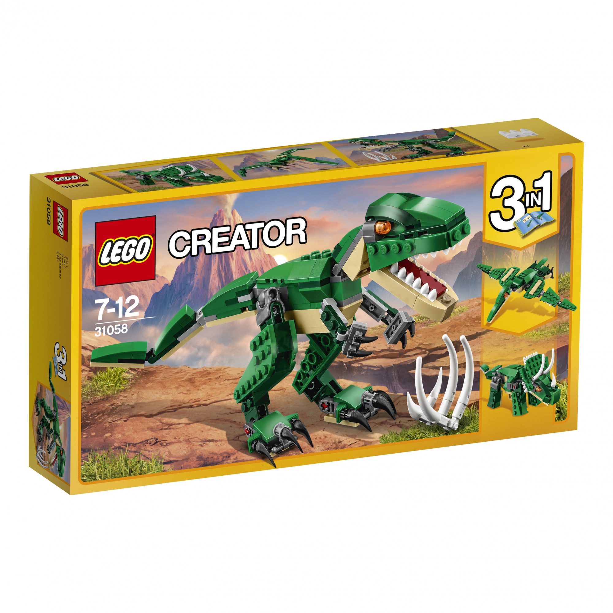 LEGO® Creator 3 in 1 - Dinozauri puternici 31058, 174 piese