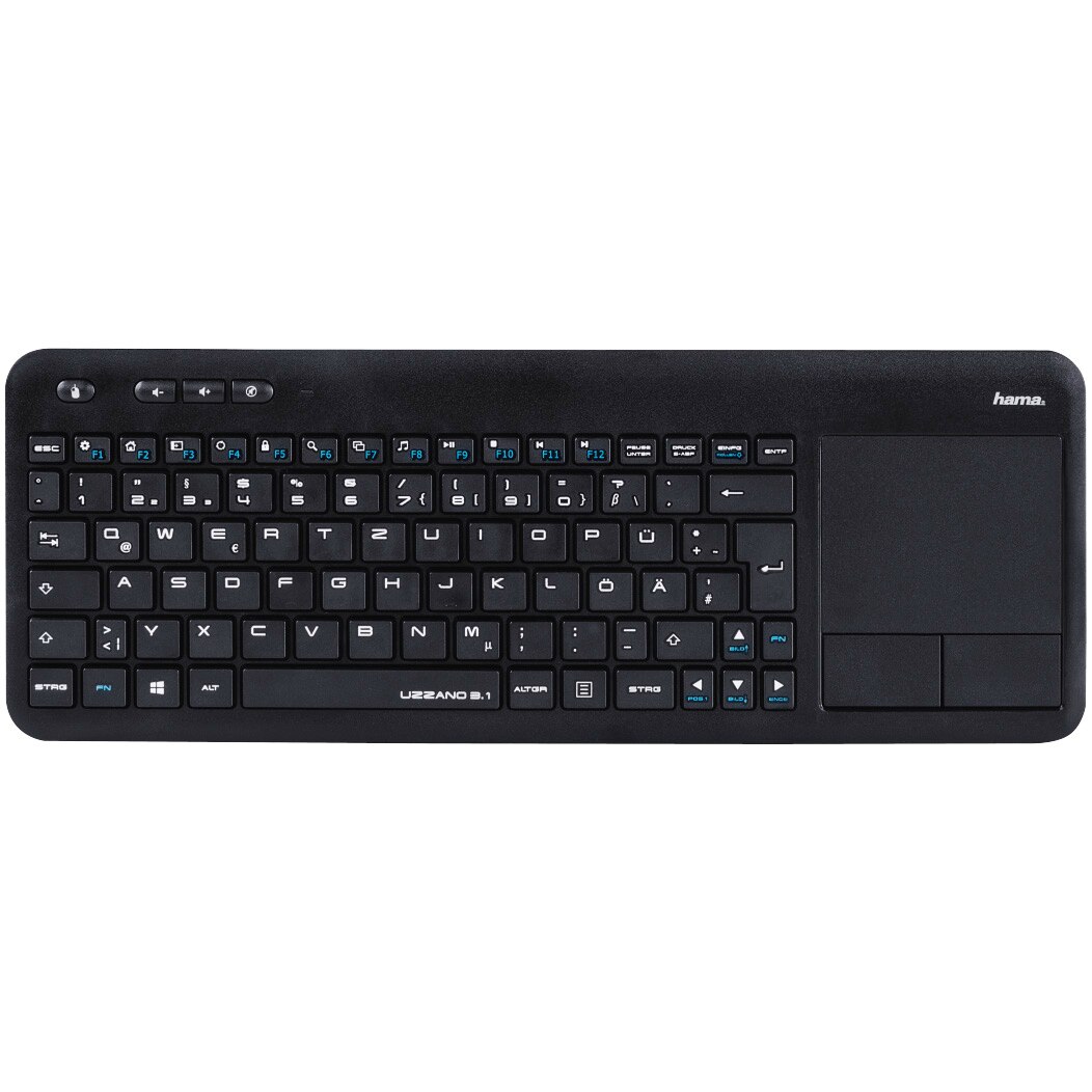 Tastatura wireless pentru TV Hama Uzzano 3.1, Negru