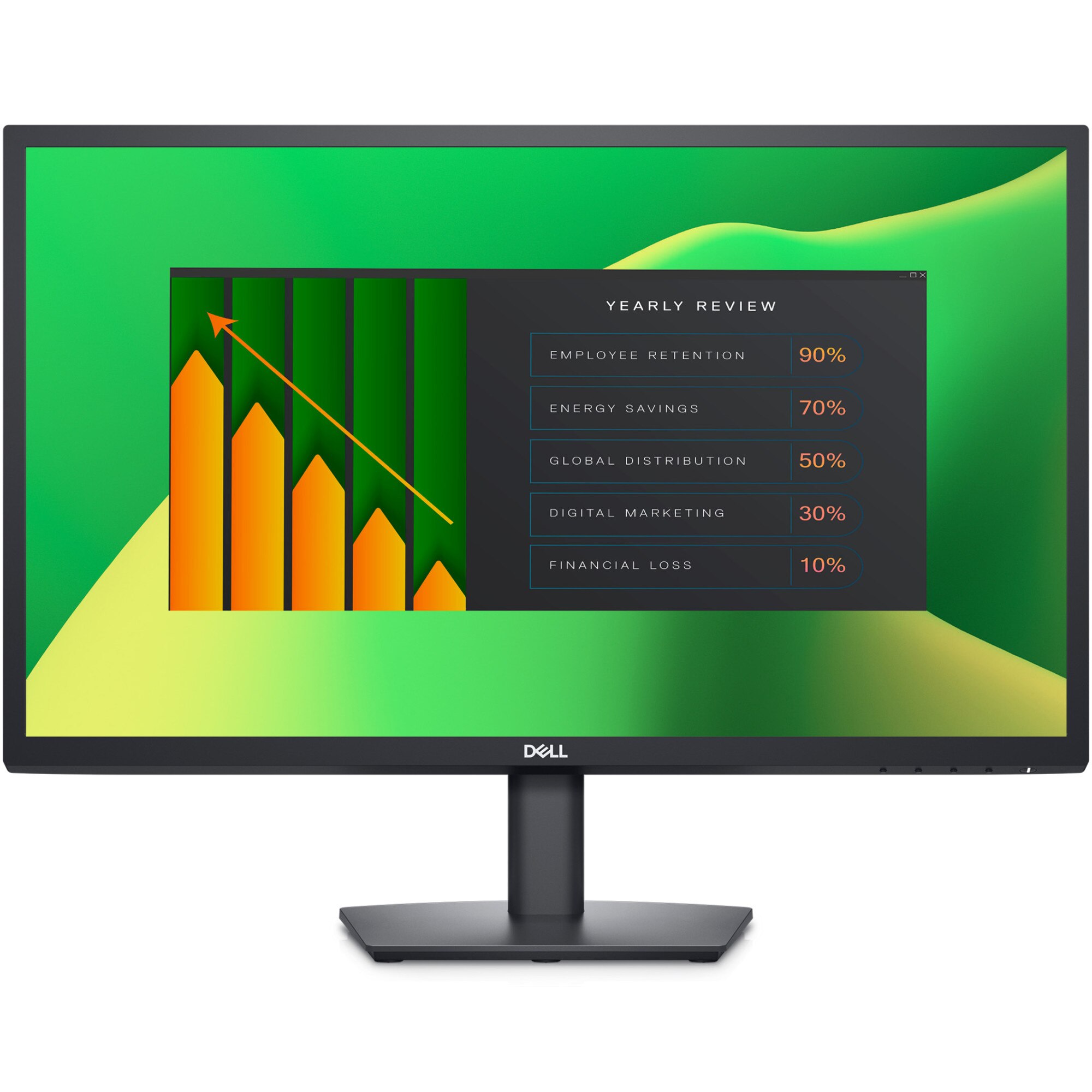 Monitor LCD Dell E2423H, 23.8'', Full HD, Anti-glare, 5ms, Display Port, VGA