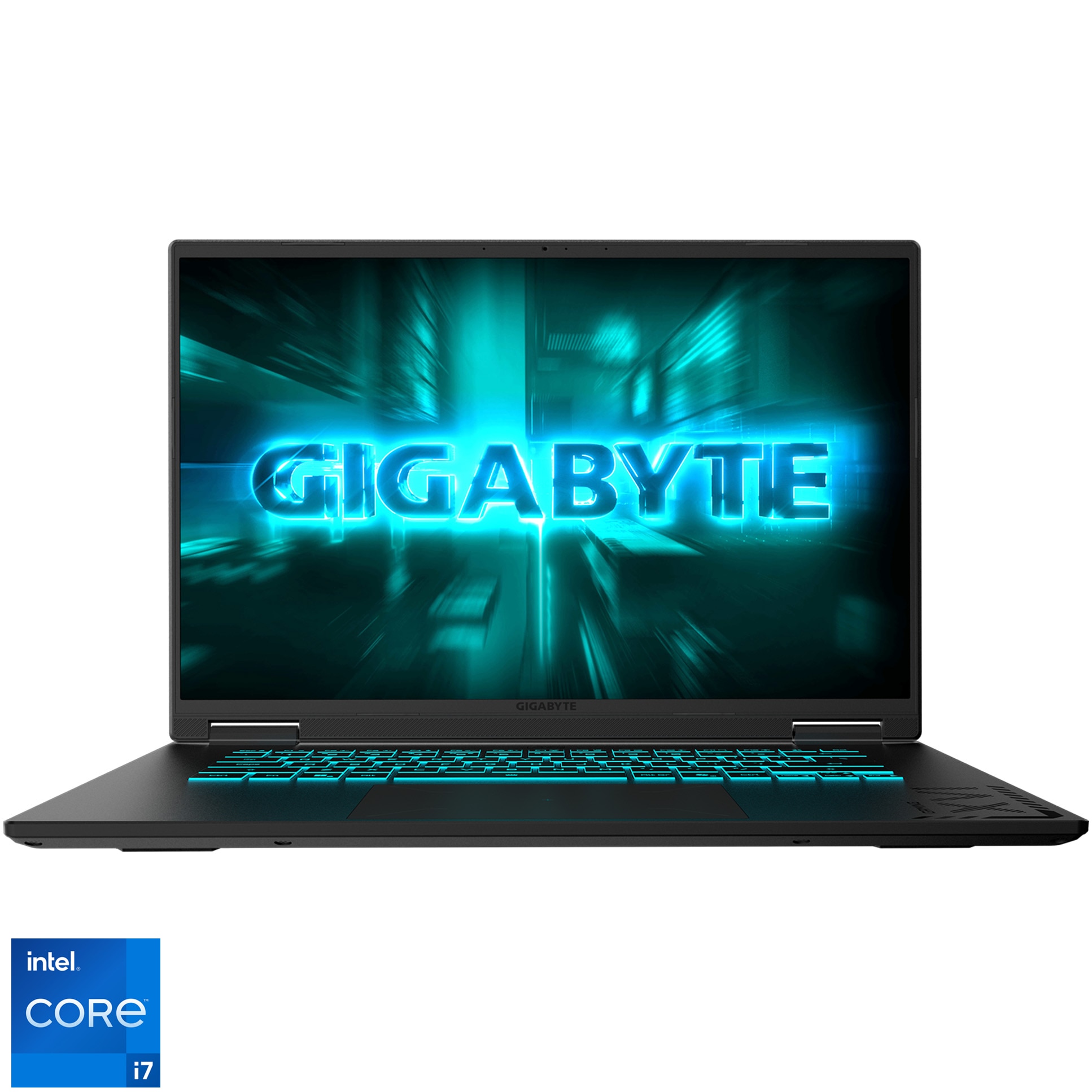 Gaming Laptop GIGABYTE A16 with Intel® Core™ i7-13620H processor up to 4.9 GHz, 16" IPS 165 Hz, Full HD, 16GB DDR5, 1TB SSD, NVIDIA® GeForce RTX™ 5060 8GB GDDR7, No OS, Black Steel
