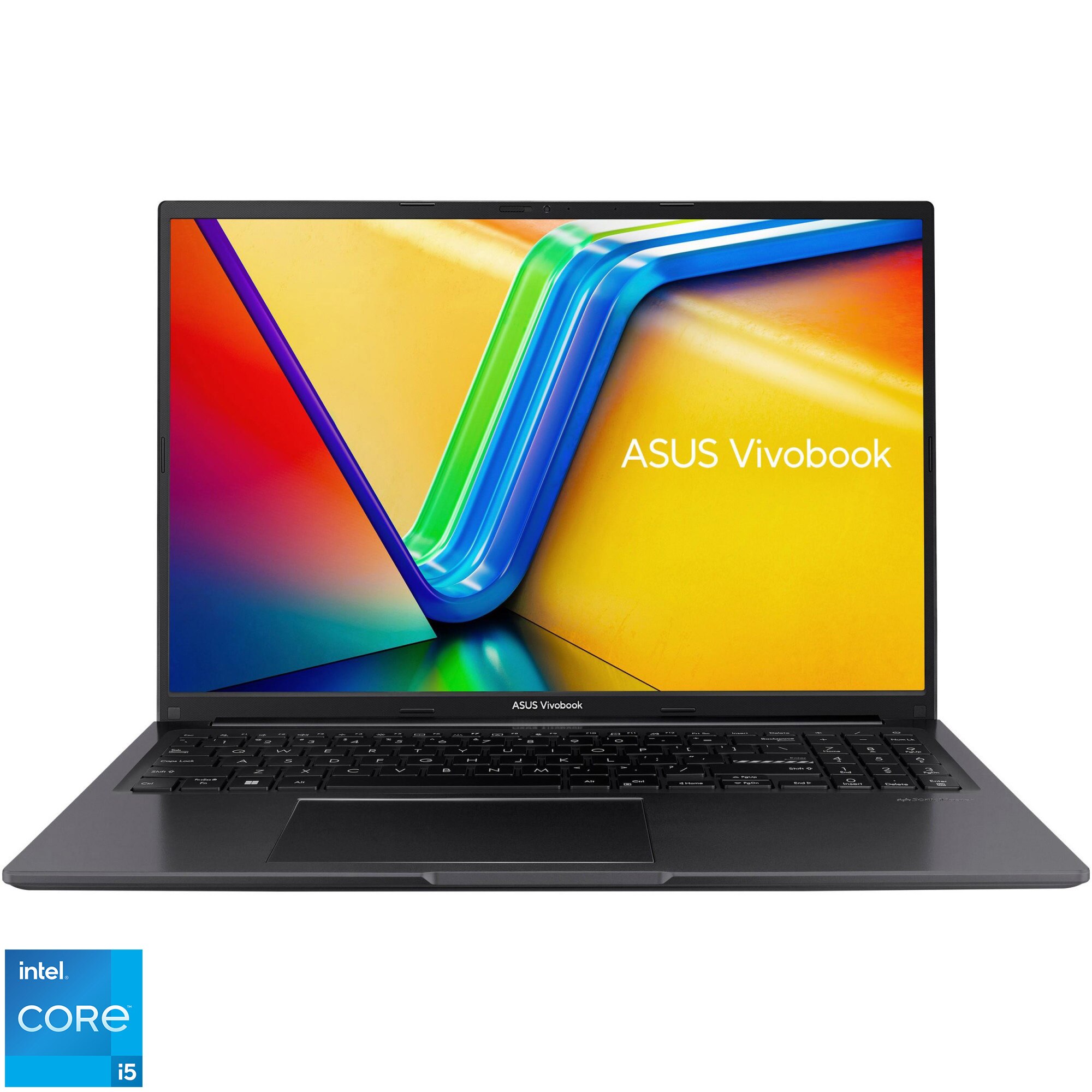 Laptop ASUS VivoBook 16 X1605EA cu procesor Intel Core i51135G7 pana la 420 GHz, 16", WUXGA, IPS, 8GB, 512GB SSD, Intel UHD Graphics, No OS, Indie Black