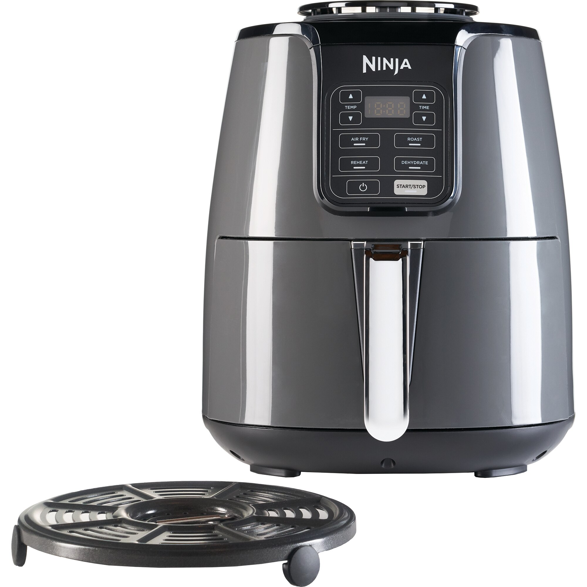 Hot air fryer Ninja Air AF100UK 1550W 4 cooking functions, 3.8 l, grey/black