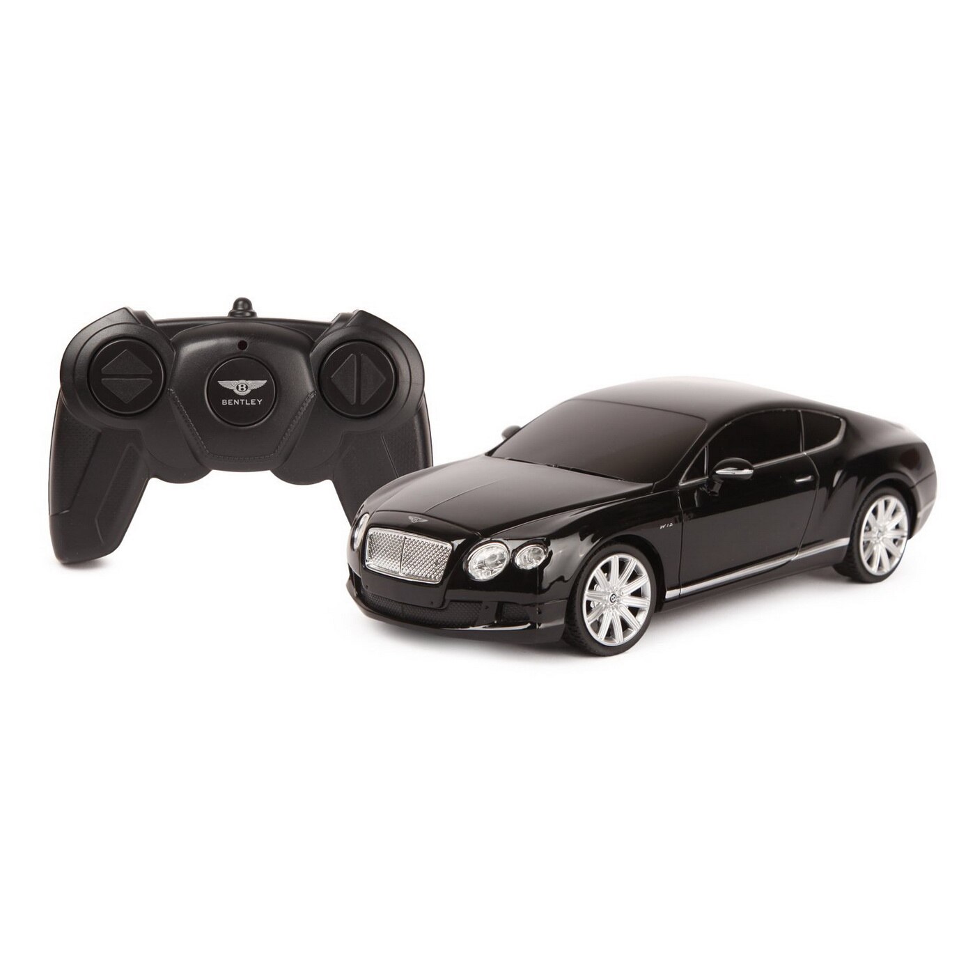 Masinuta Rastar RC - Bentley Continental GT, negru, 1:24