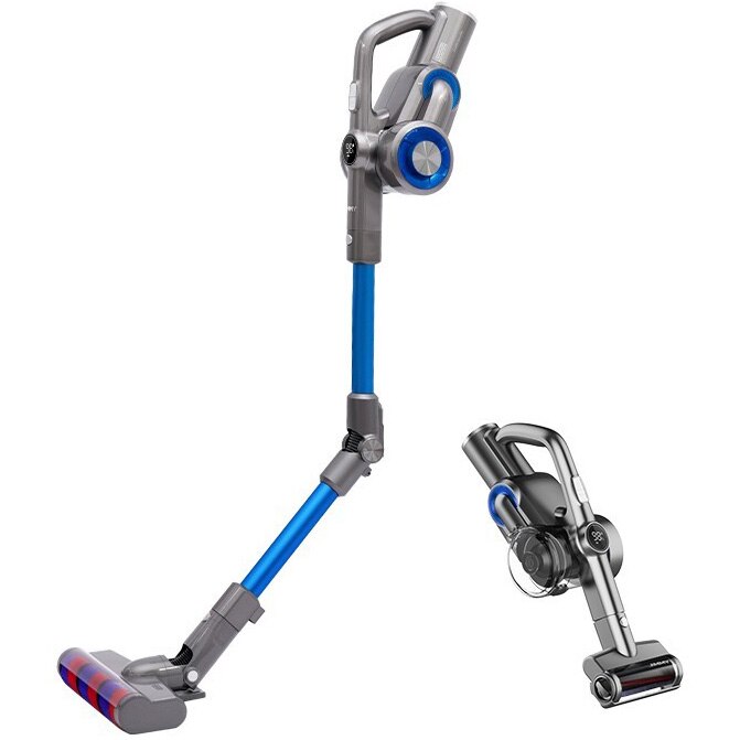 JIMMY H8UP cordless upright vacuum cleaner, suction power 160AW, power 500W, autonomy 60 min, Blue
