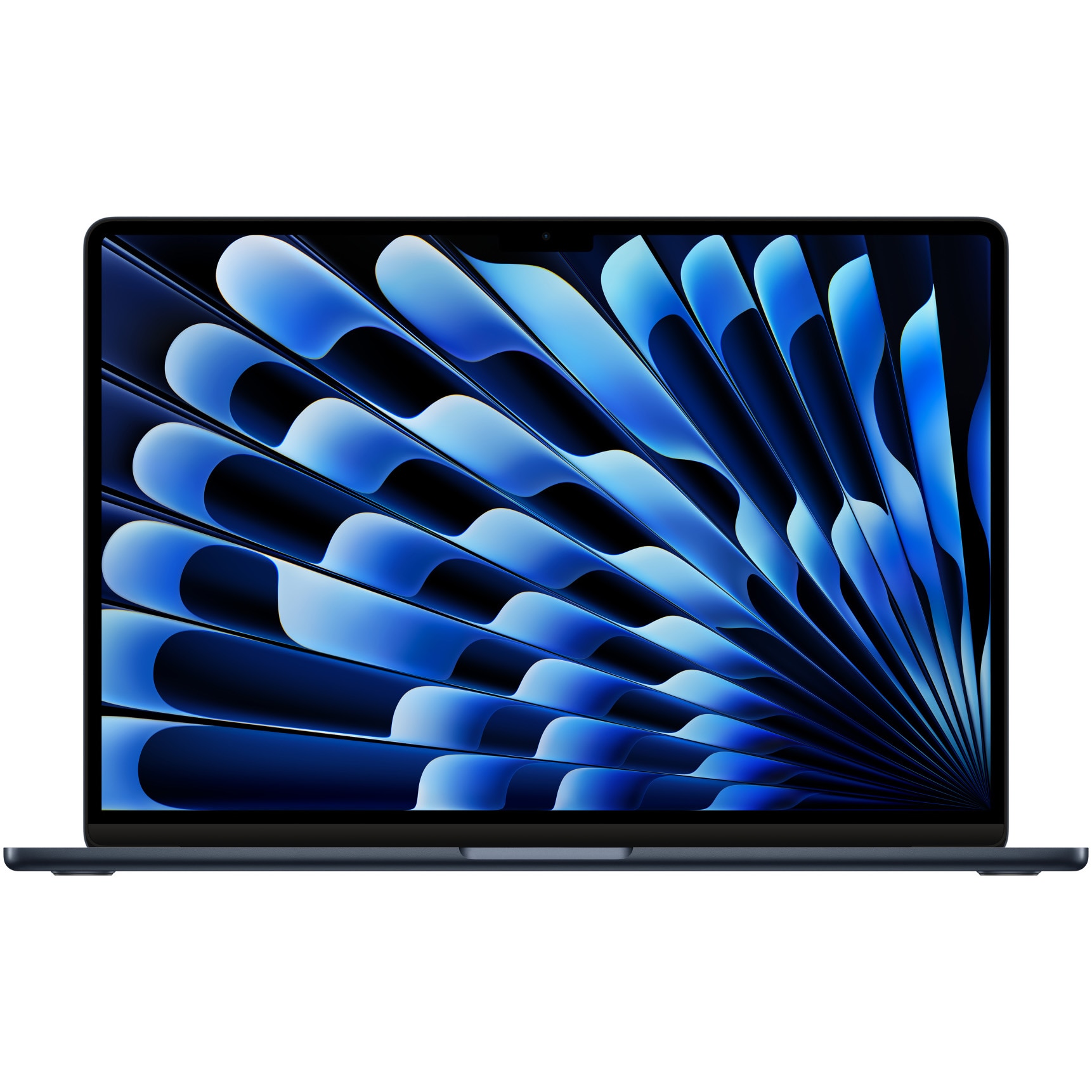 Apple MacBook Air 15" laptop with Apple M2 processor, 8 CPU cores and 10 GPU cores, 8GB, 512GB SSD, Midnight, INT KB