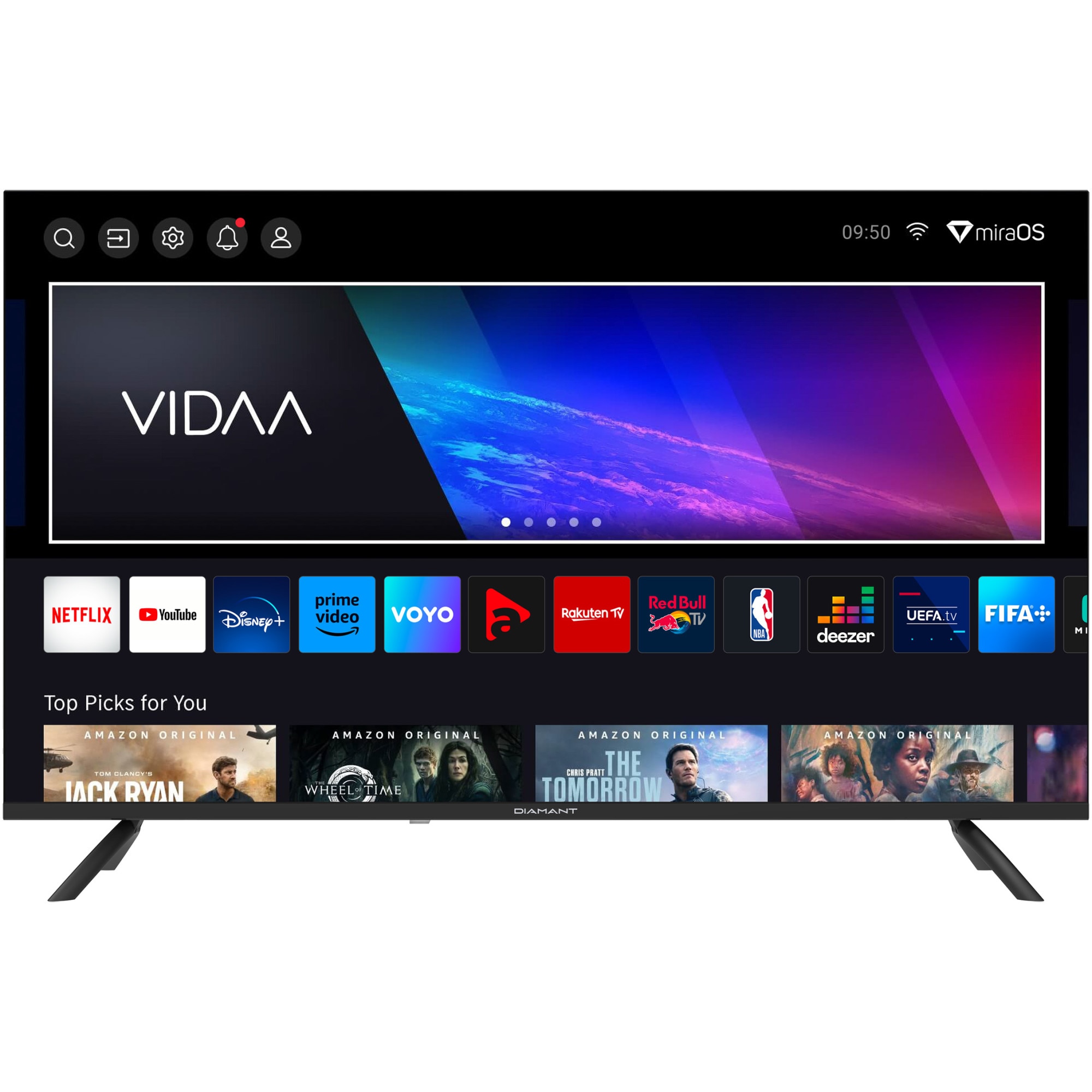 LED TV Diamant by Horizon 43HL5530U/C, 109 cm, Smart, 4K Ultra HD, Class F