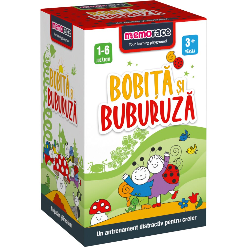 Joc educativ MemoRace - Bobita si Buburuza, lb. romana