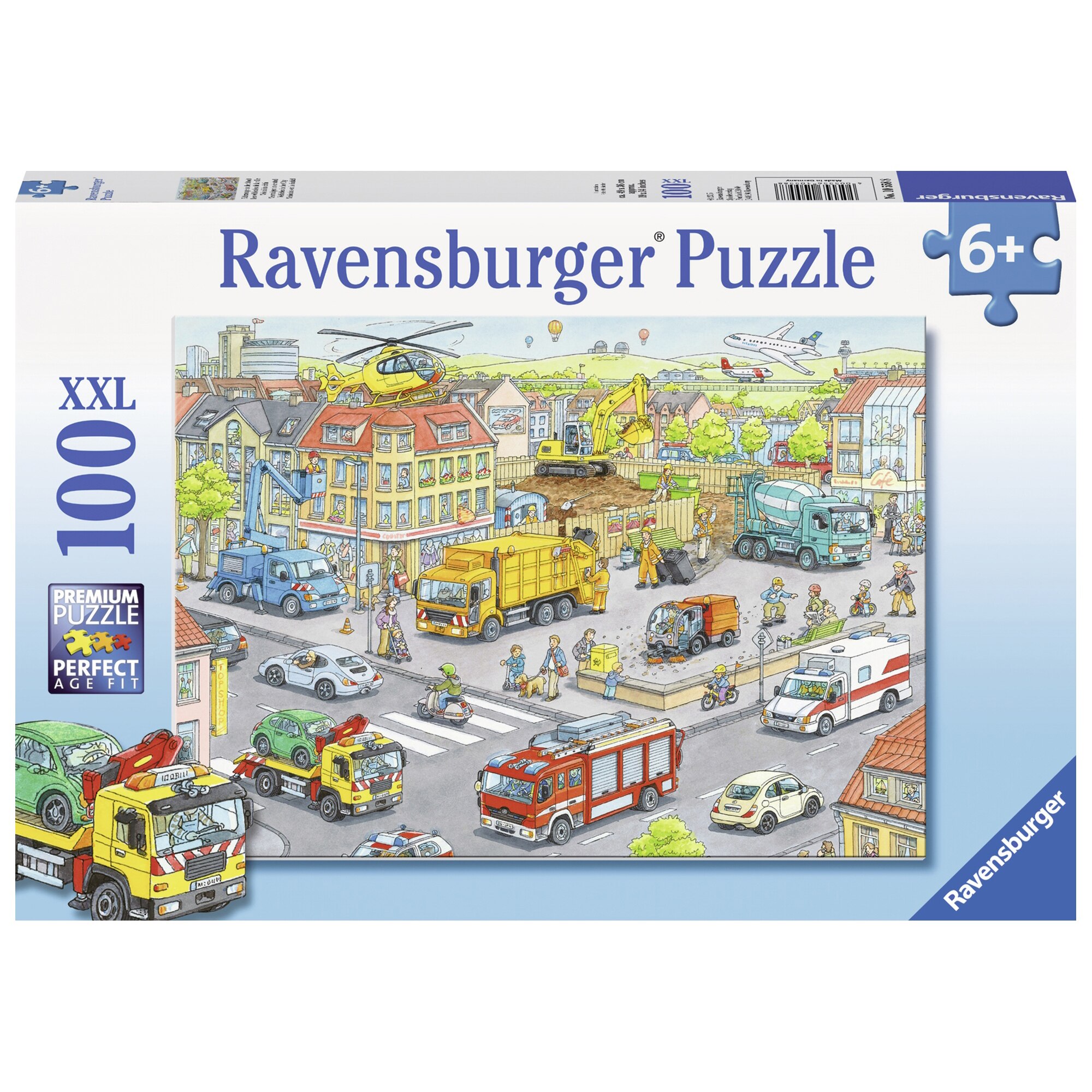 Puzzle Ravensburger - Utilaje in oras, 100 piese