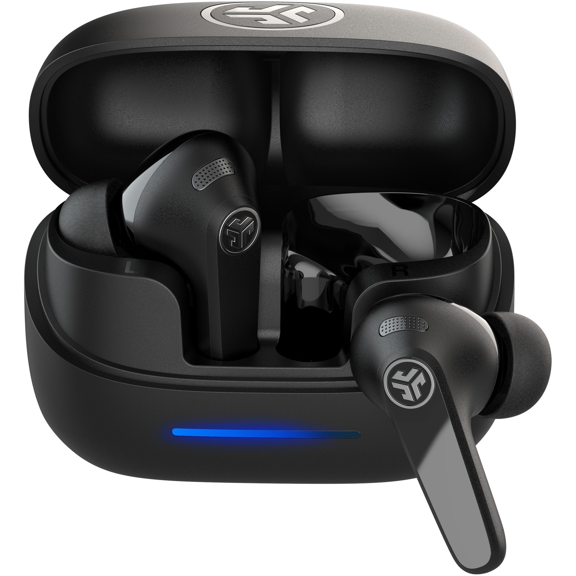 In-Ear Headphones JLAB JBuds Pods ANC, True Wireless, Bluetooth, Hybrid ANC, Multipoint, Autonomy 56 hours, IP55, Black
