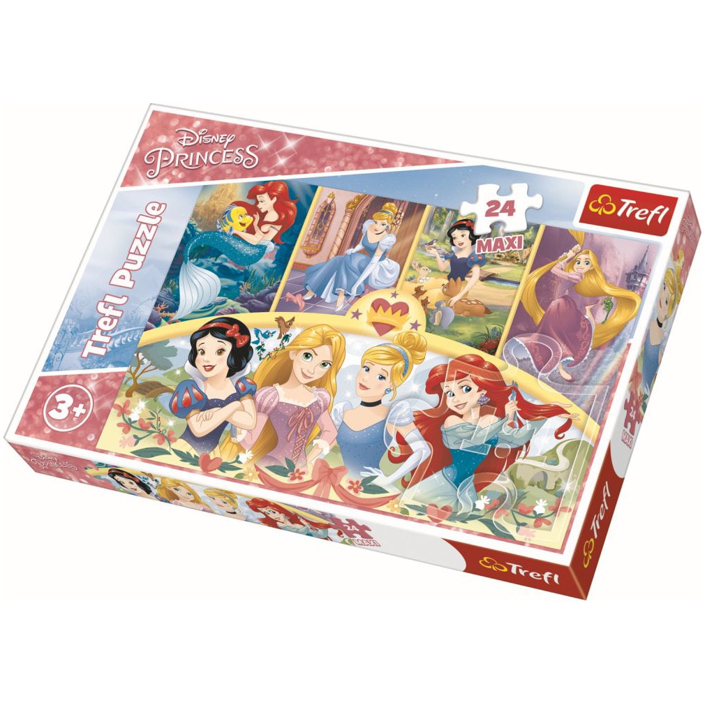 Puzzle Trefl Maxi, Disney Princess, Amintiri magice, 24 piese