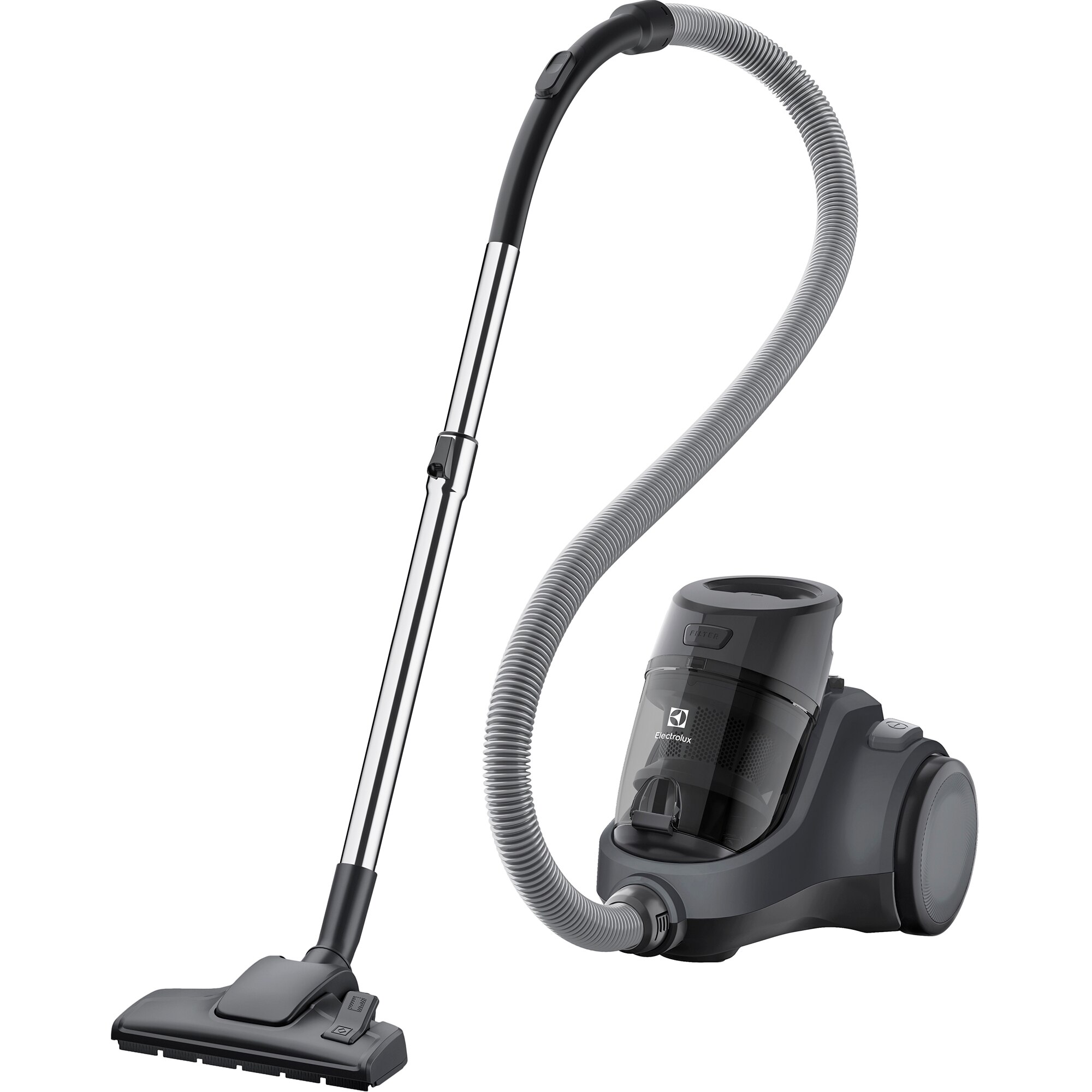 Bagless vacuum cleaner Electrolux Ease C4 3A EC414T, 700 W, 18 L, washable filters, parquet brush, black