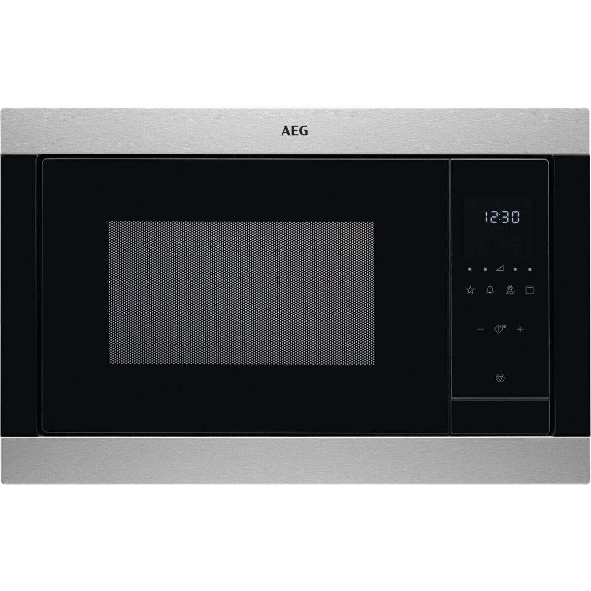 Cuptor cu microunde incorporabil AEG MSB2547D-M, 23 l, 900 W, Grill, Timer, Inox antiamprenta
