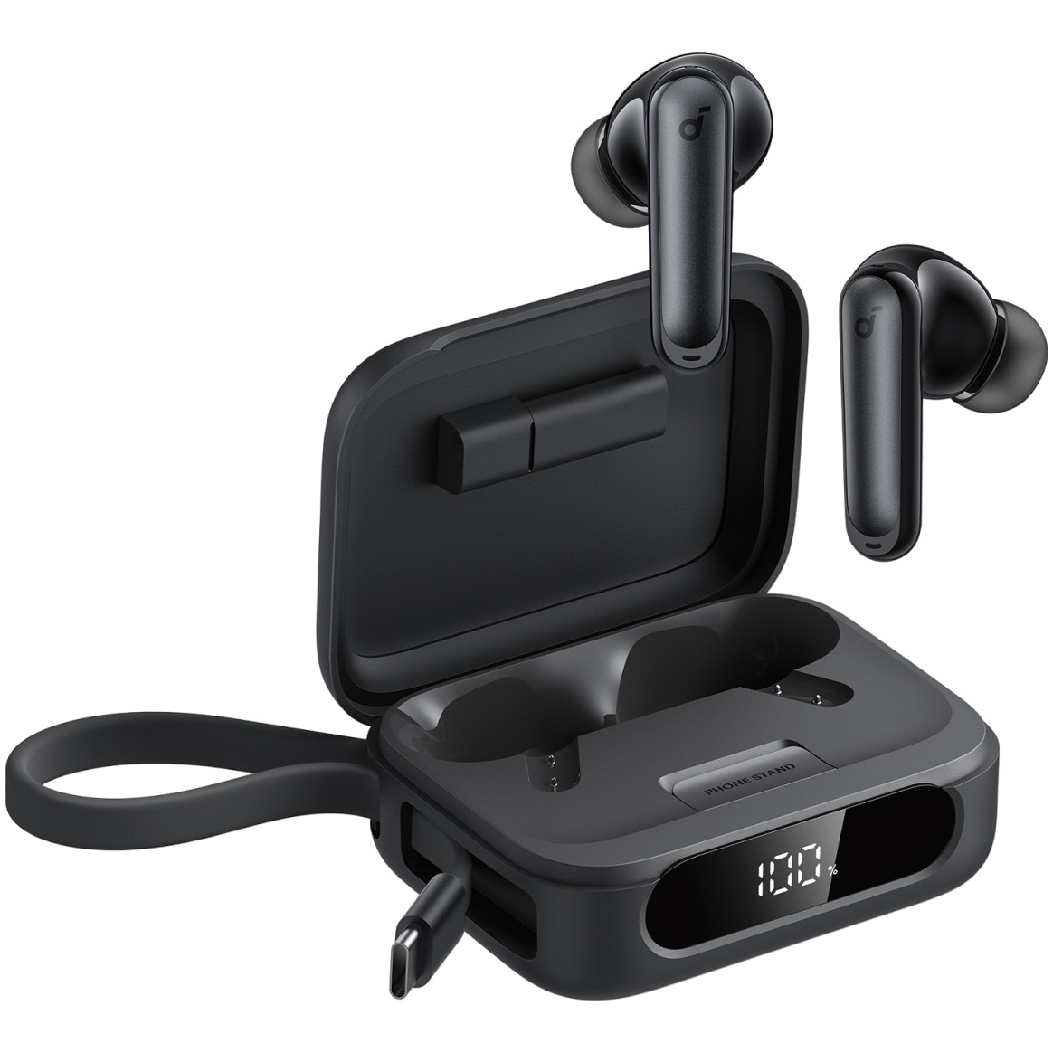 Anker Soundcore P41i In-Ear Headphones, True Wireless, Bluetooth, Adaptive ANC, Autonomy 192 hours, Black